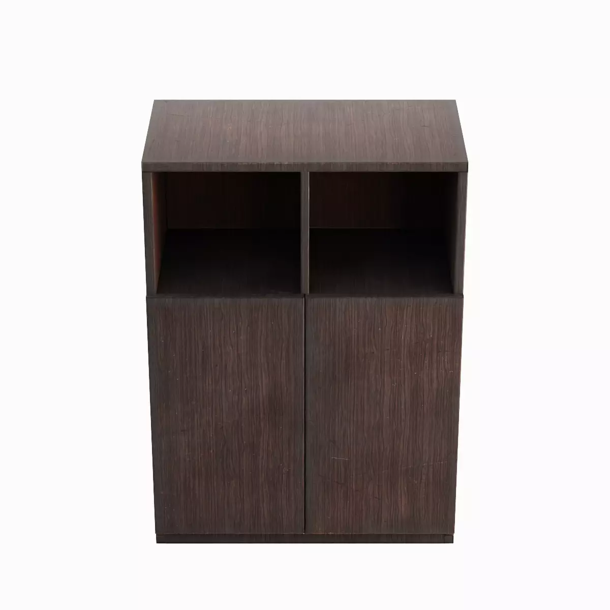 Simple Bookcase B 01 Low-poly 3D model_3