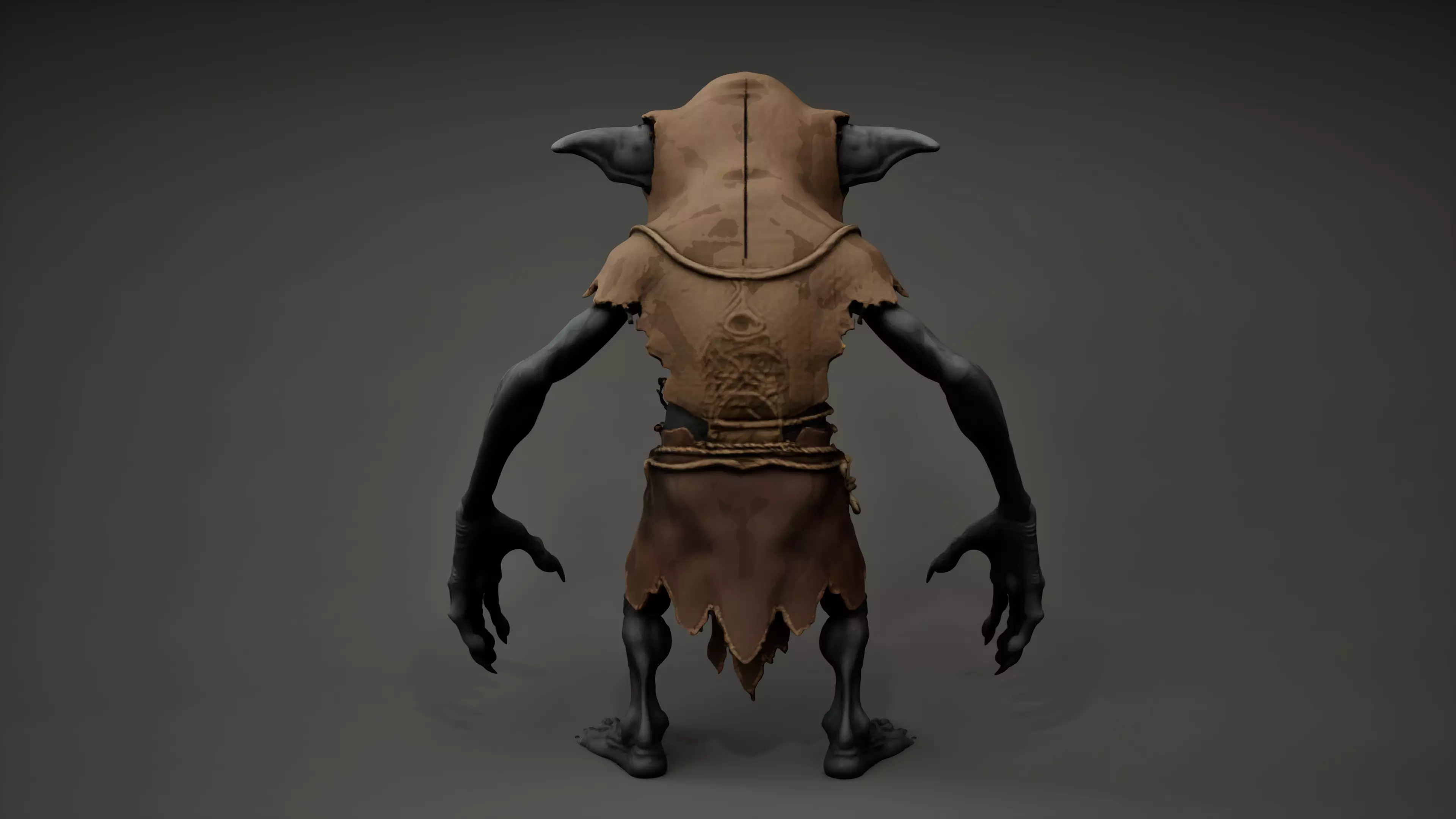 Goblin Animated Low-poly 3D model_3