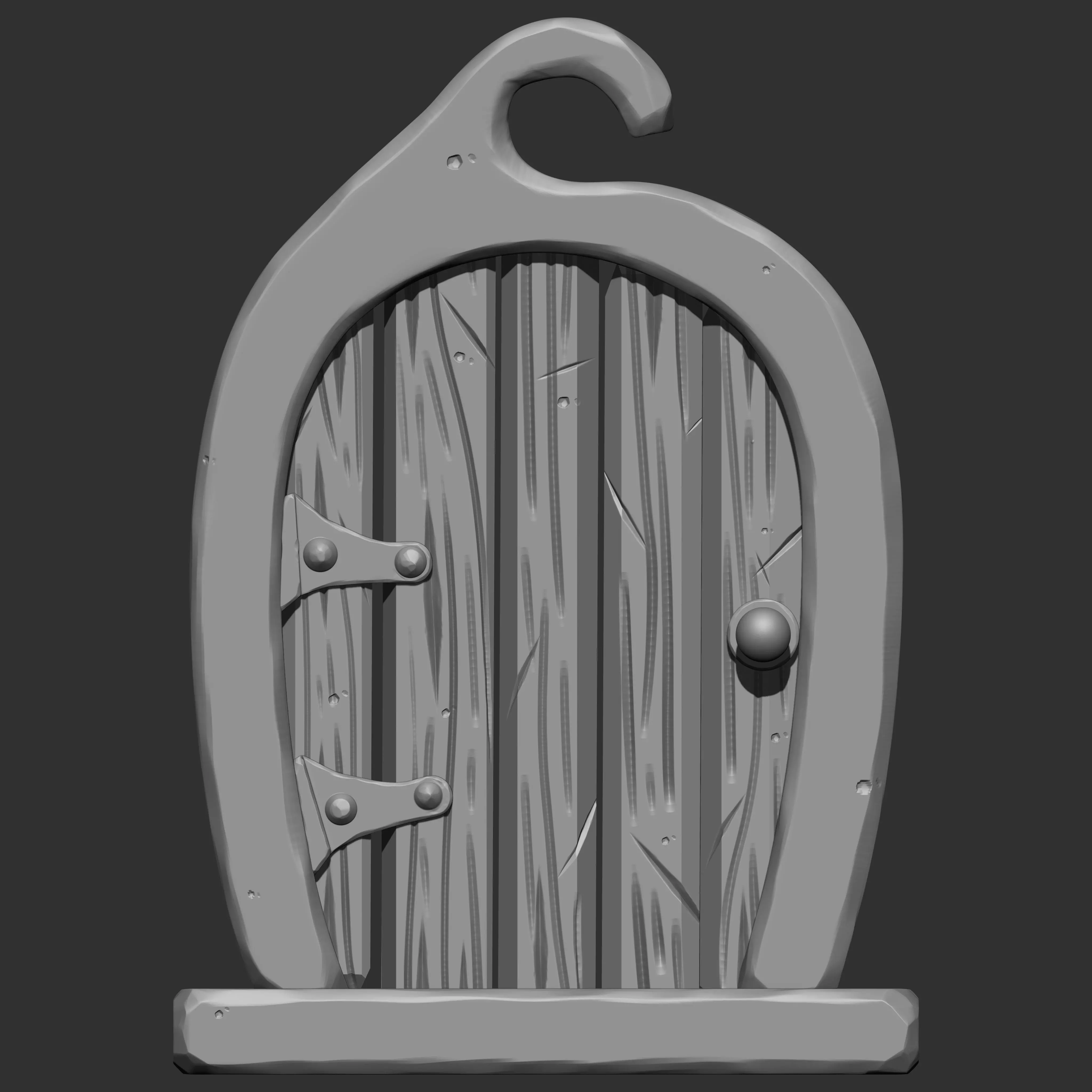 Stylized Doors IMM Brush Pack 5 in One 3D model_10