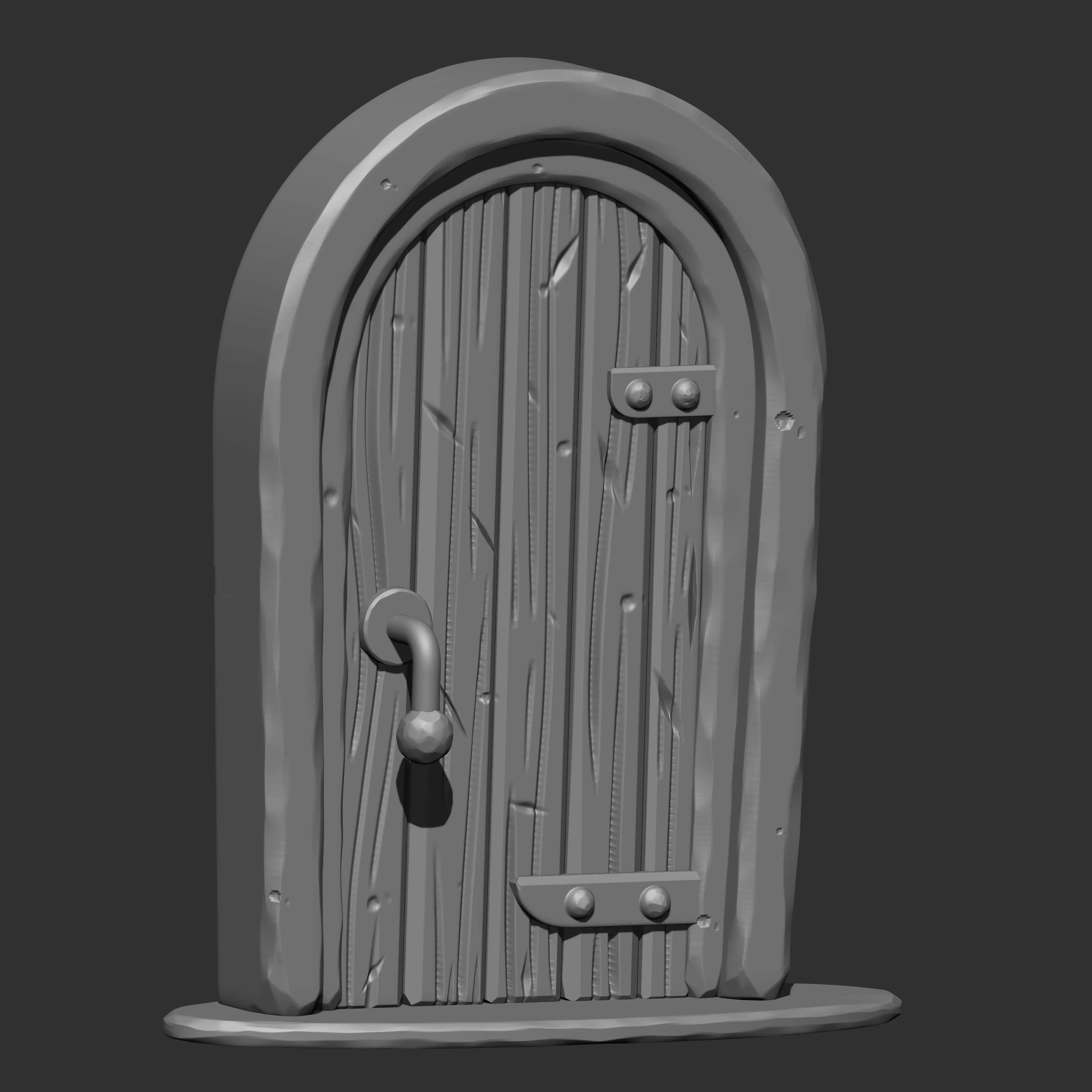 Stylized Doors IMM Brush Pack 5 in One 3D model_7