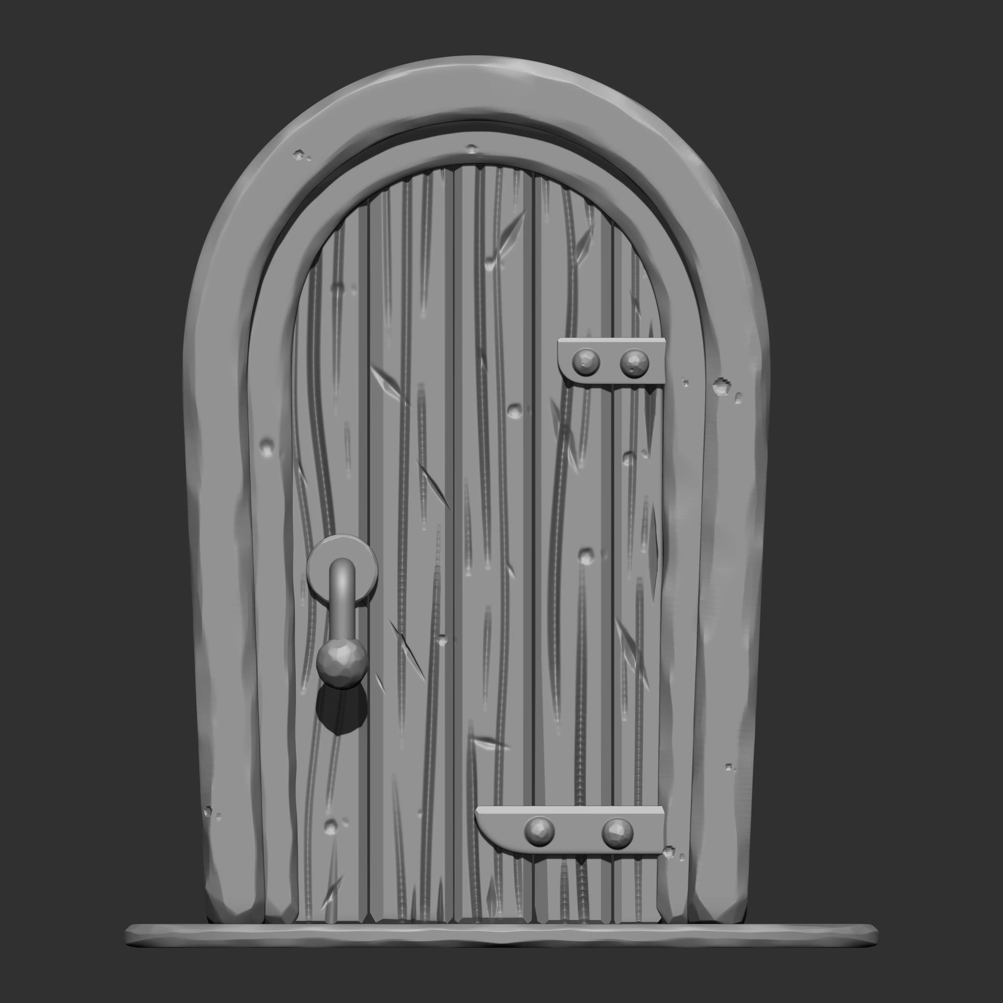 Stylized Doors IMM Brush Pack 5 in One 3D model_6
