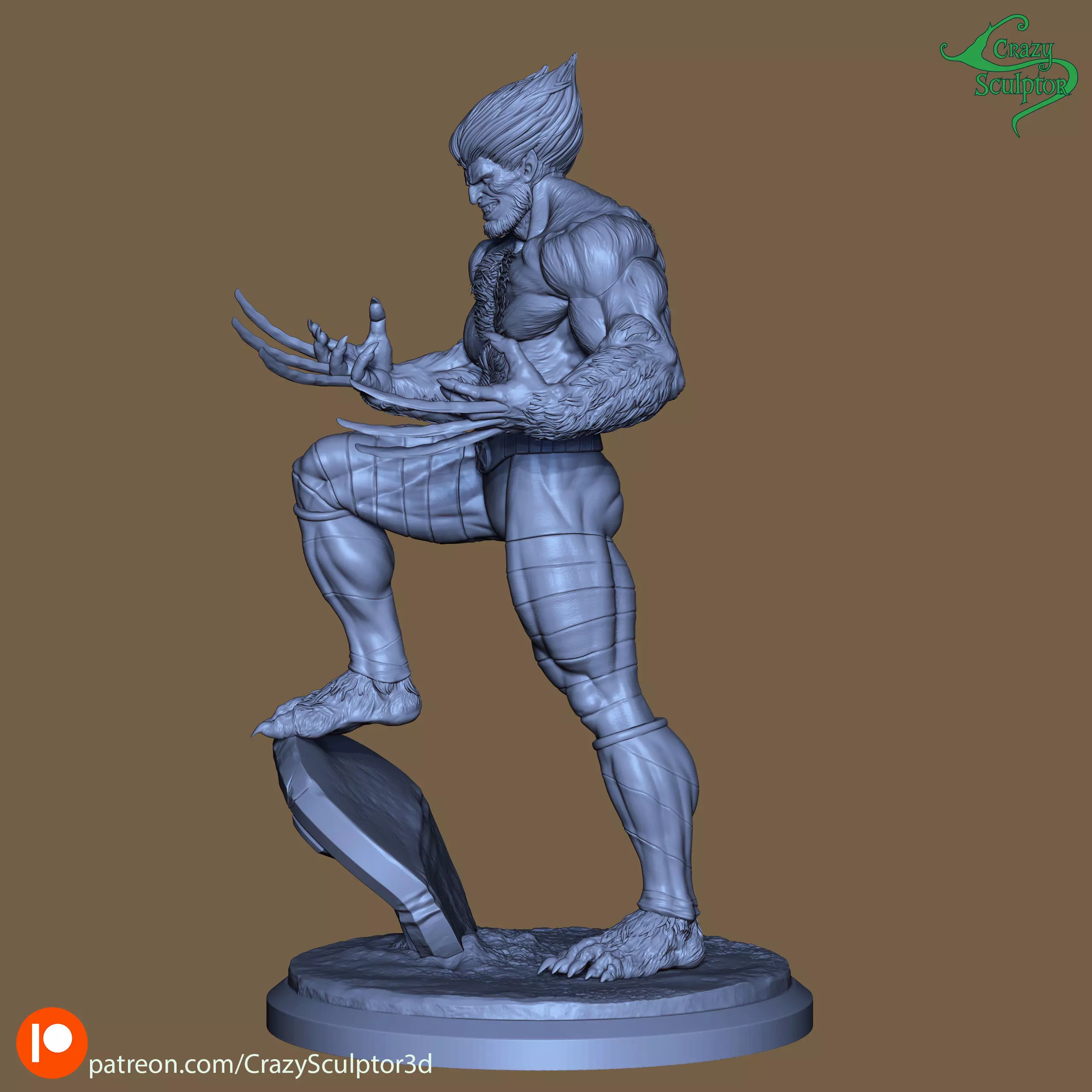 Dark Beast from X-Men 3D print model_12