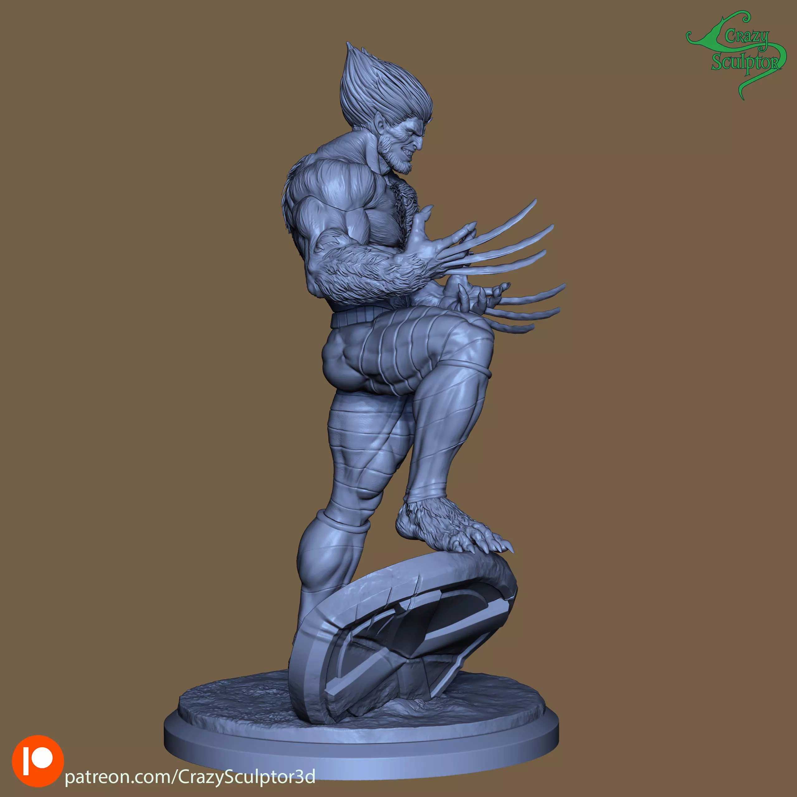 Dark Beast from X-Men 3D print model_14