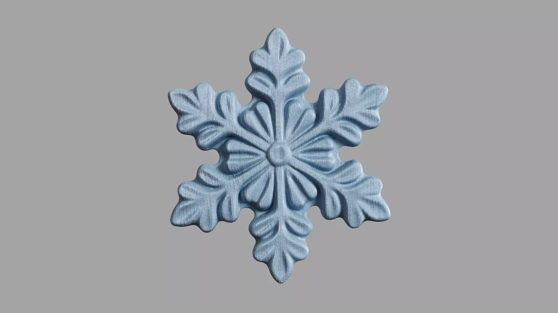 Snowflake 3D print model_1