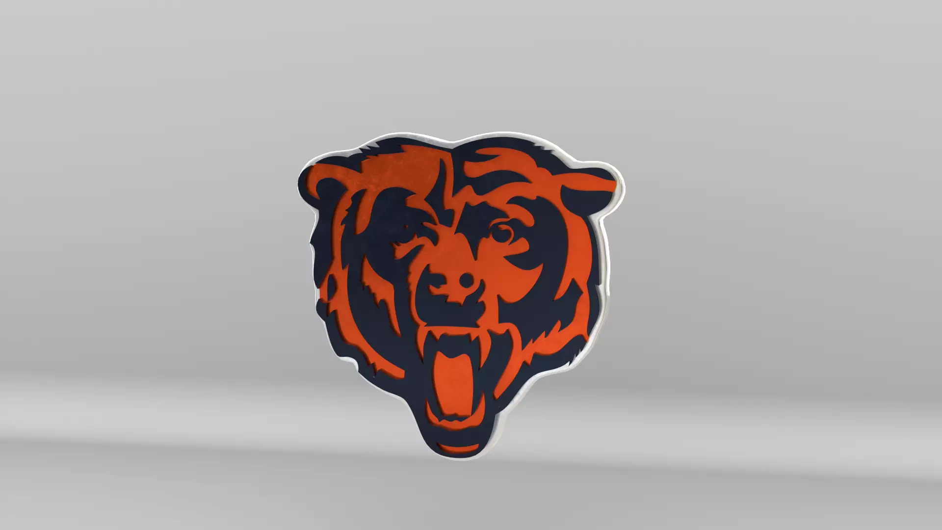 NFL Chicago Bears Logo 3D model