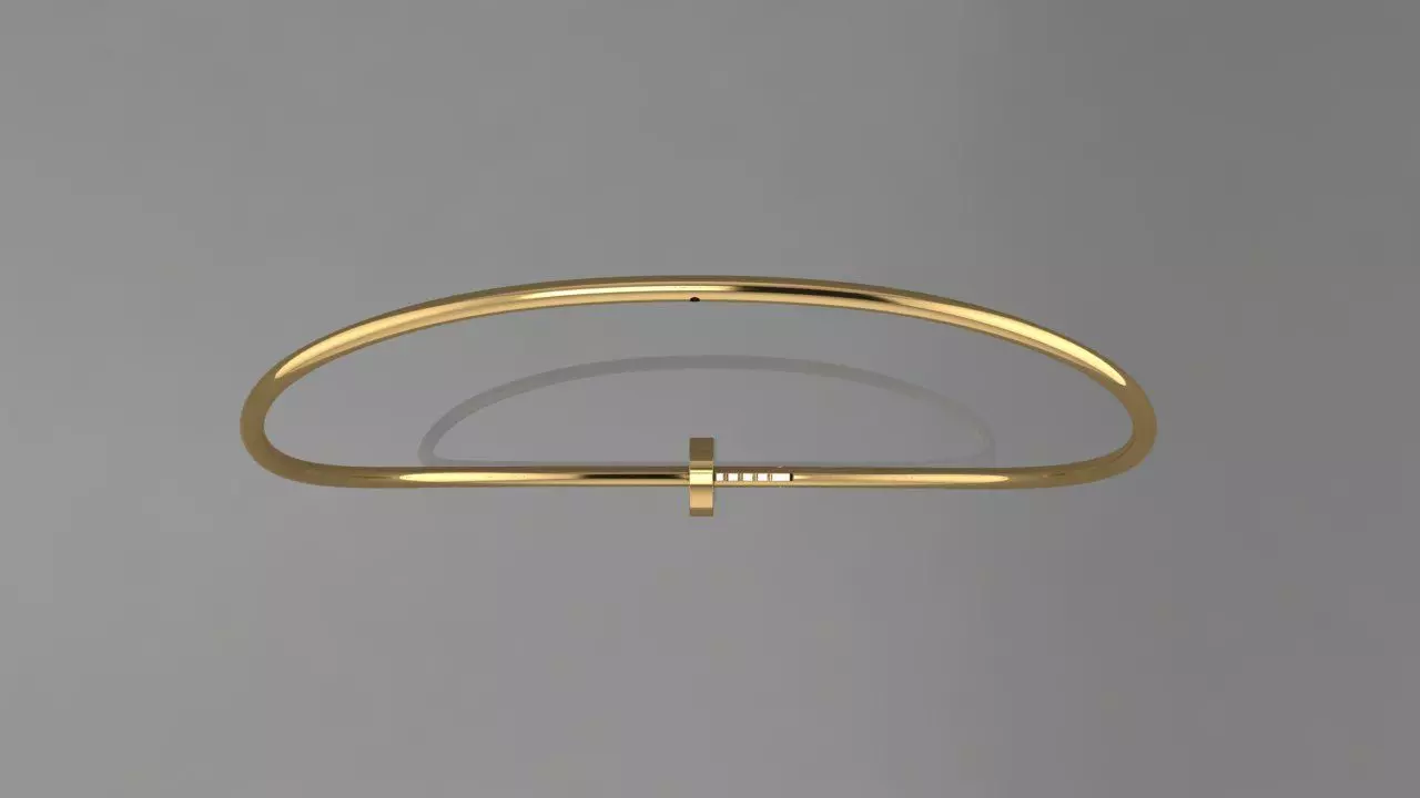 Pendant cartier 3D print model_3