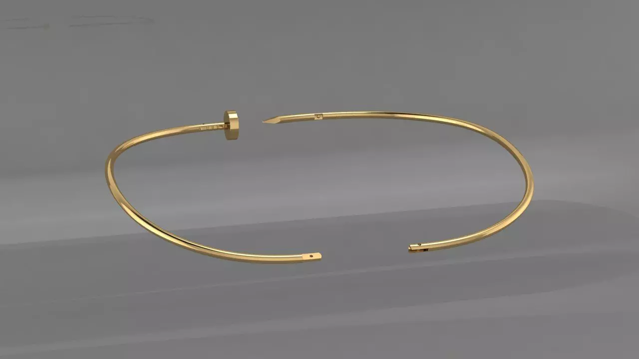 Pendant cartier 3D print model_8