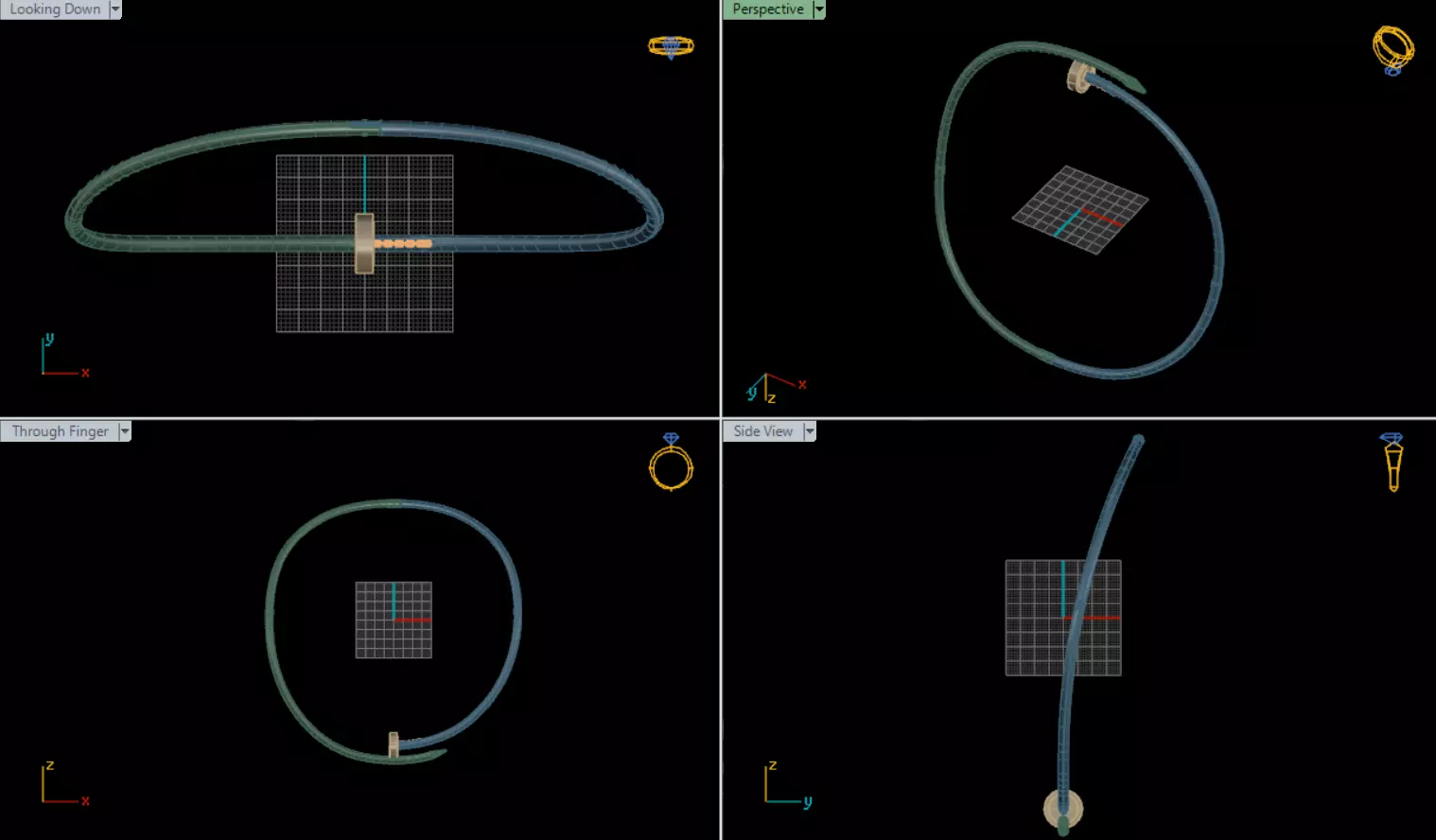 Pendant cartier 3D print model_9