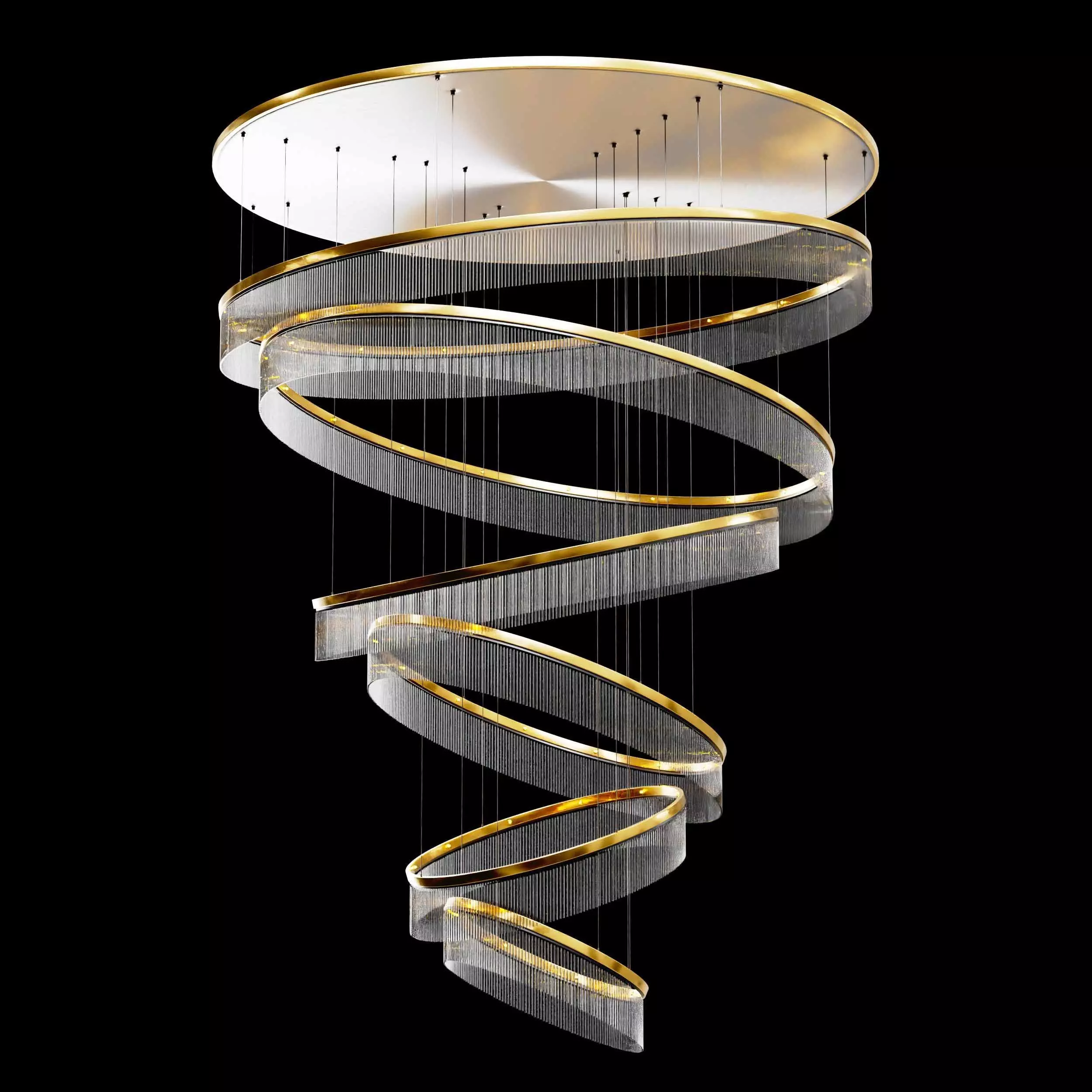 chandelier light 3D model_0