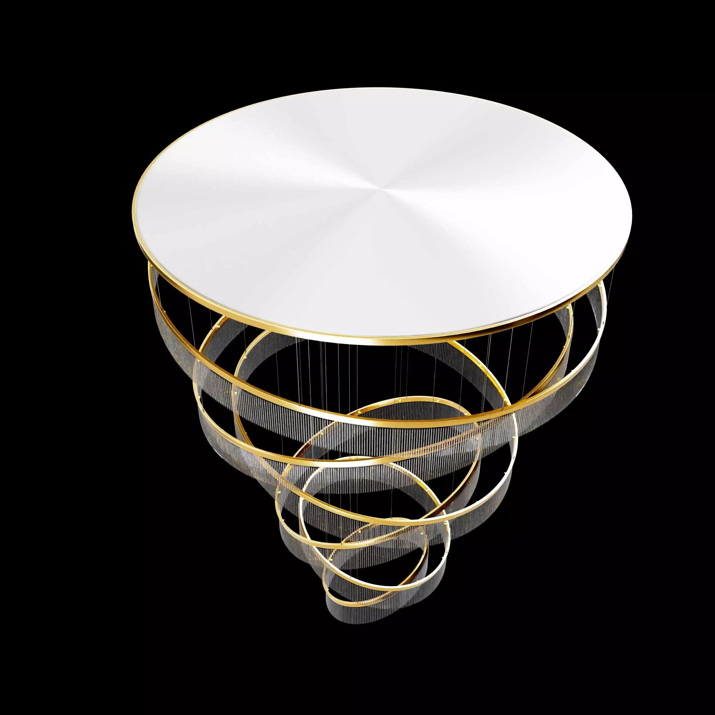 chandelier light 3D model_3