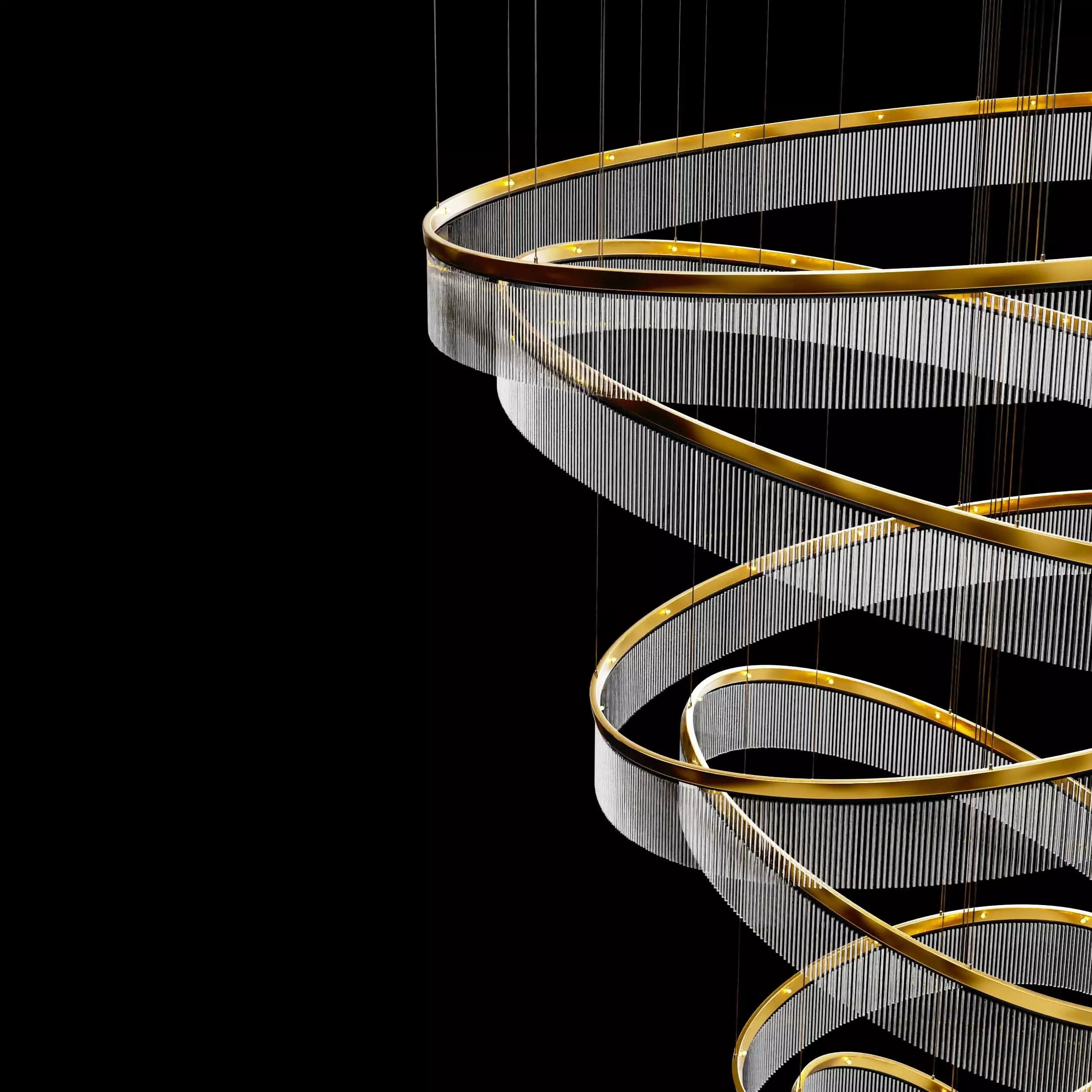 chandelier light 3D model_2