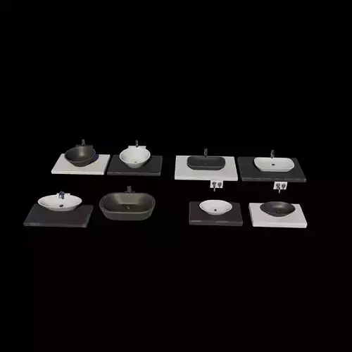 Bathroom ceramic set