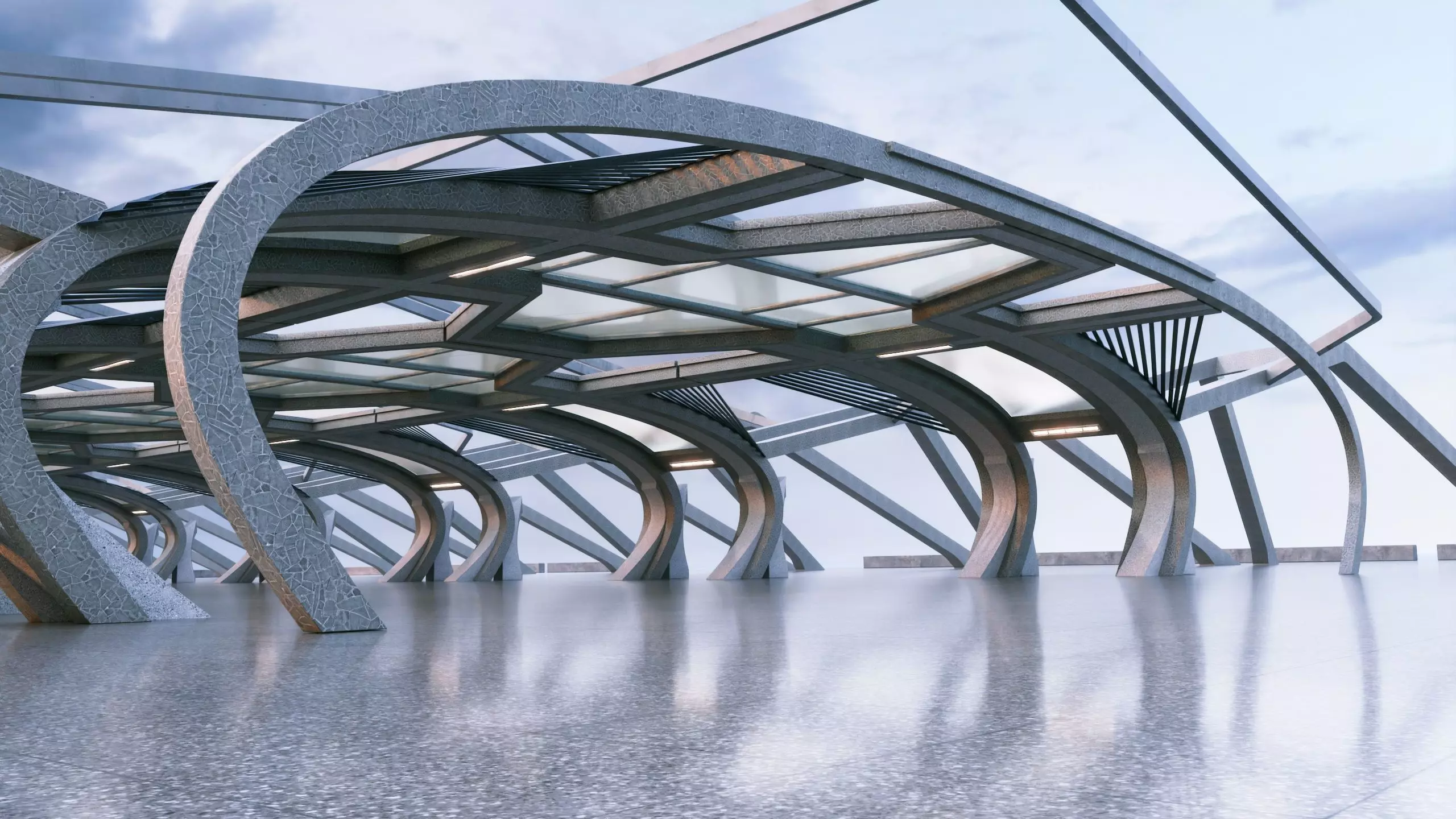 Modern Architectural Background Pack V - 5 in 1 Collection _15