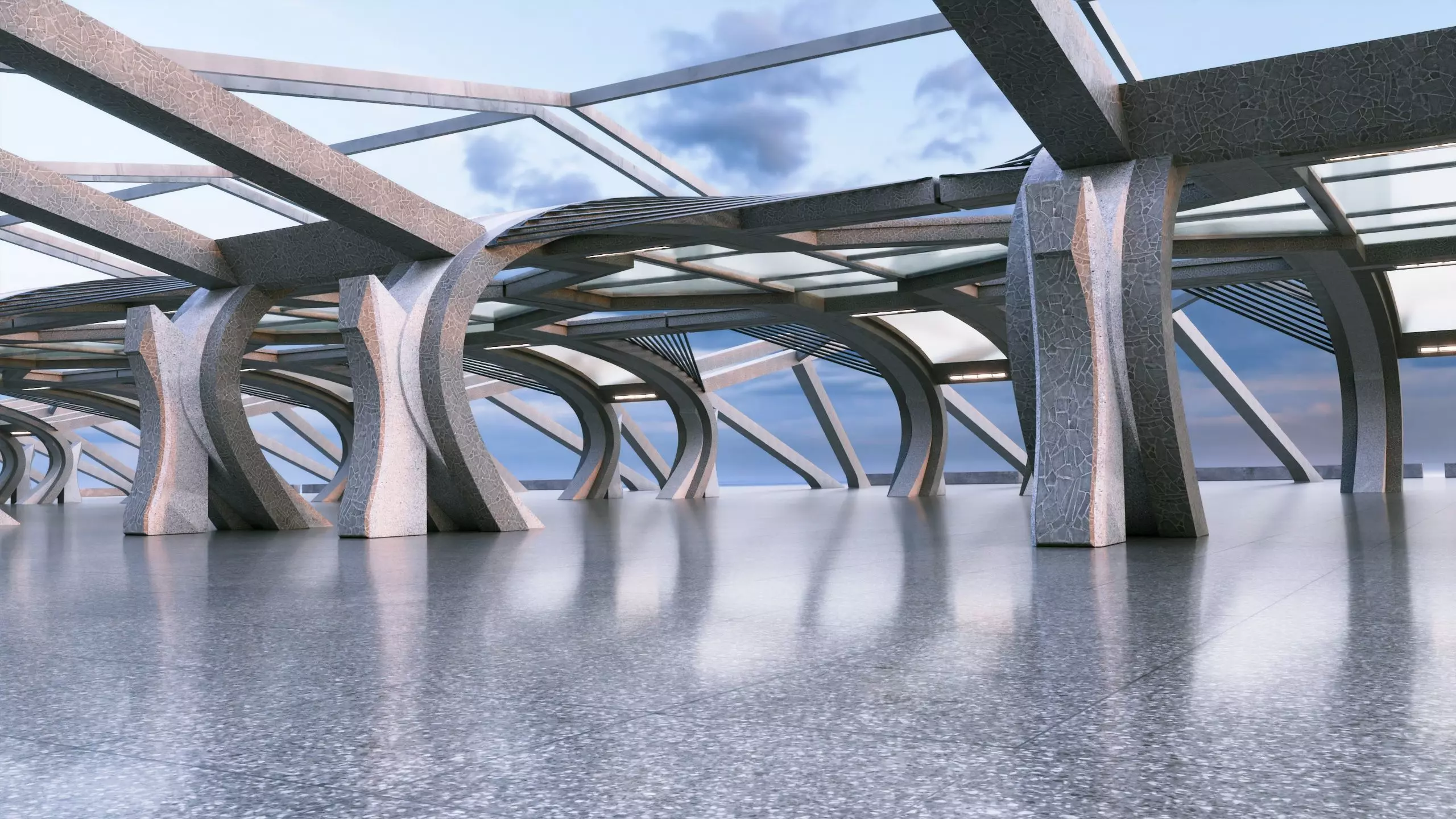 Modern Architectural Background Pack V - 5 in 1 Collection _16