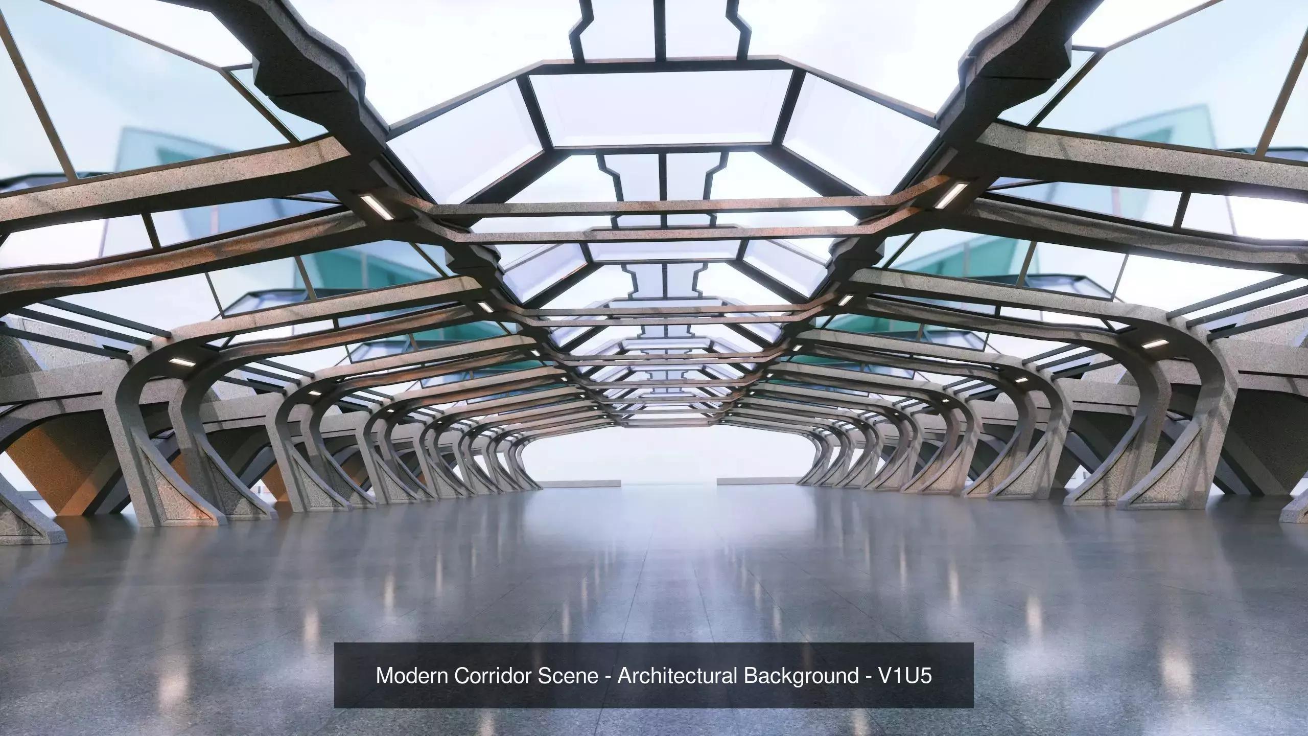 Modern Architectural Background Pack V - 5 in 1 Collection _5