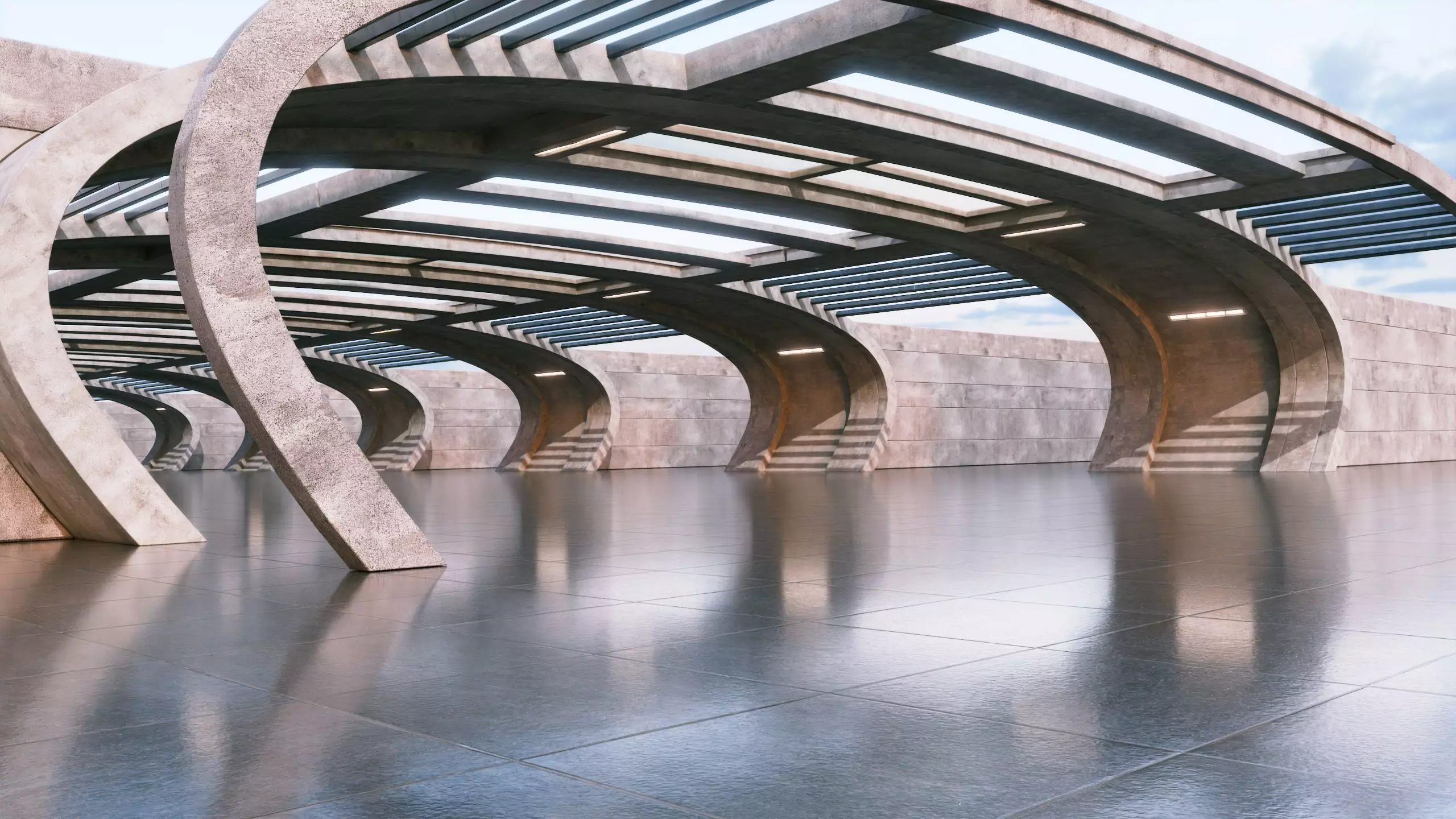 Modern Architectural Background Pack V - 5 in 1 Collection _7