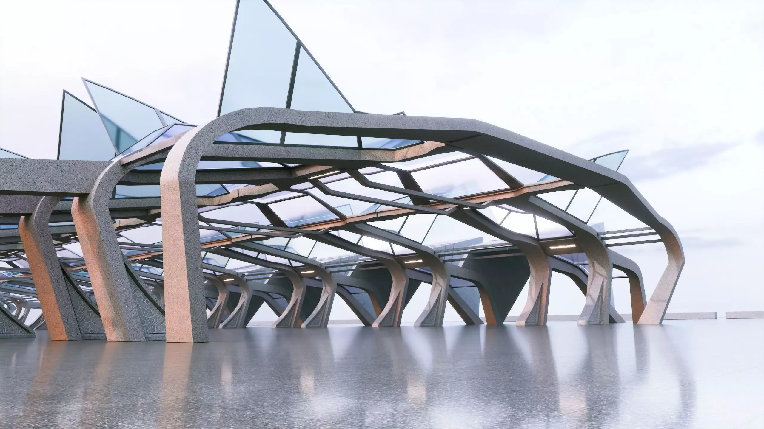 Modern Architectural Background Pack V - 5 in 1 Collection _47