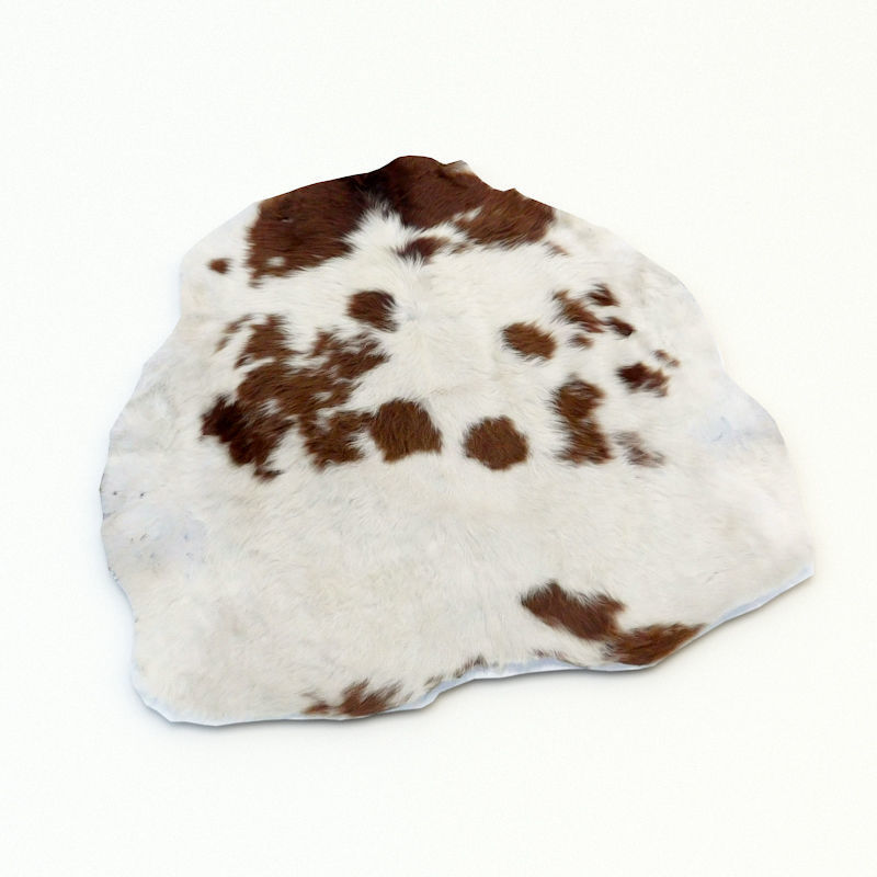 Carpet cow skin 3D model_2