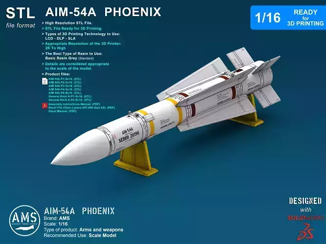 AIM-54A Phoenix - Scale 1-16