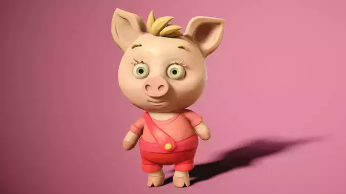 Cute pig
