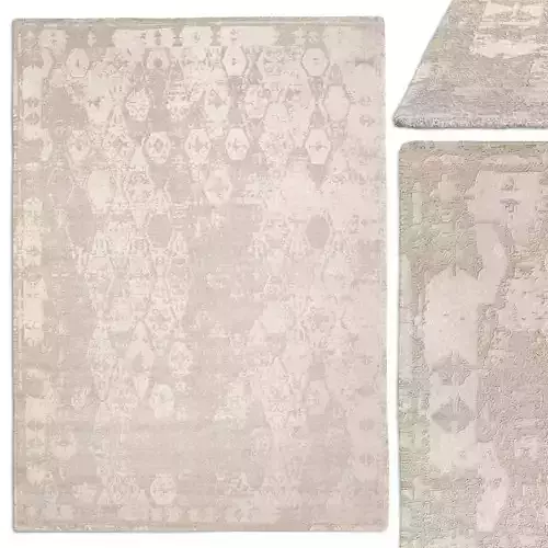Lasa Wool Silk Rug Natural