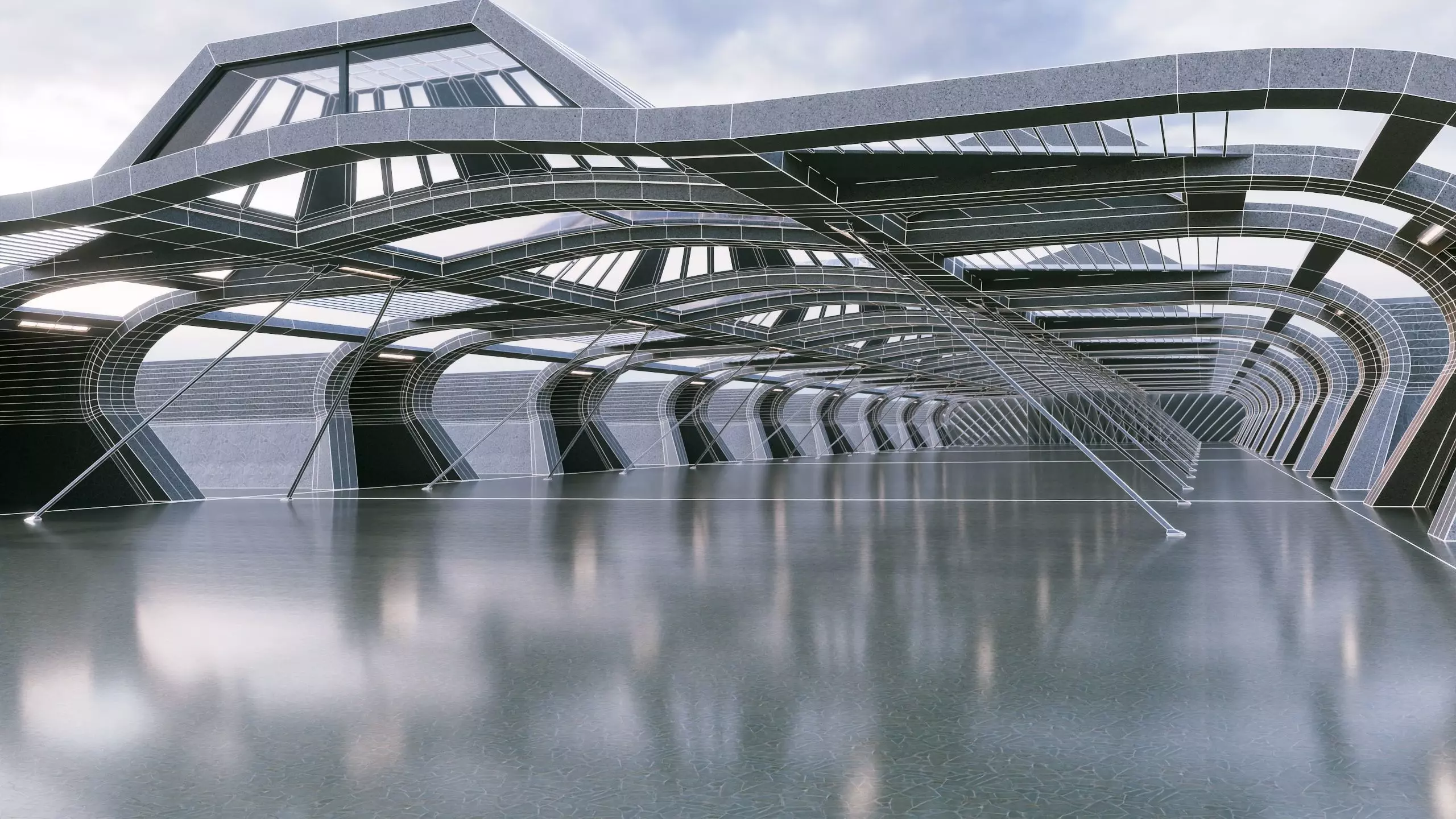 Modern Architectural Background Pack VI - 5 in 1 Collection _68