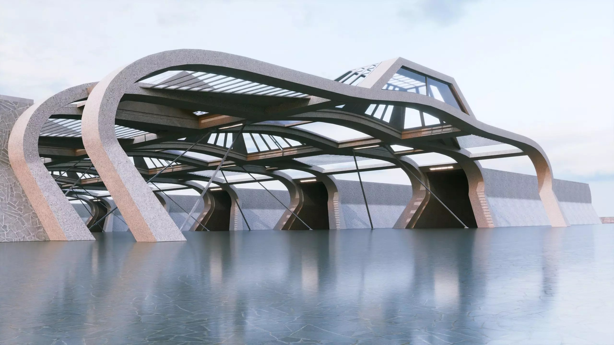 Modern Architectural Background Pack VI - 5 in 1 Collection _58