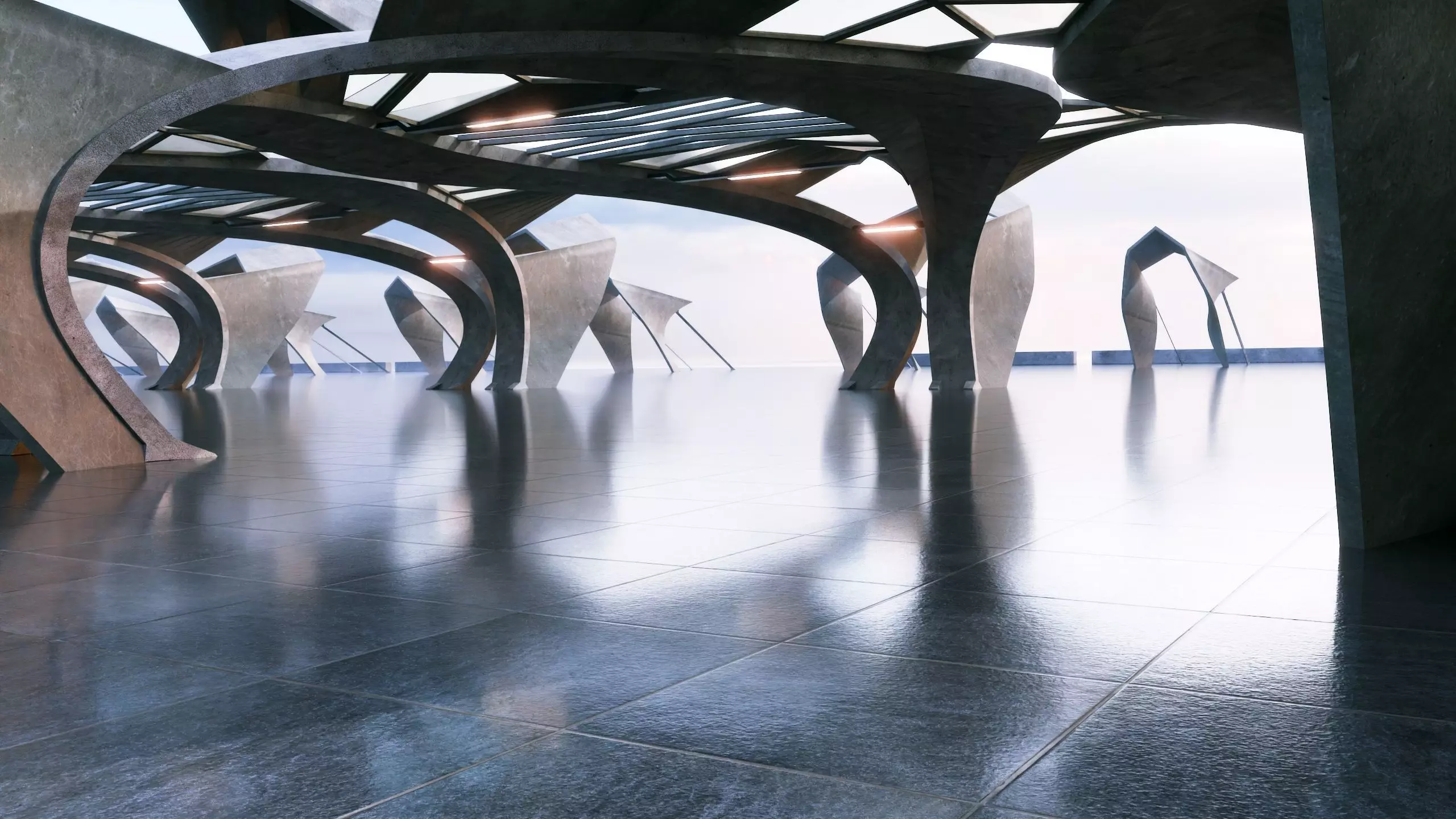 Modern Architectural Background Pack VI - 5 in 1 Collection _9