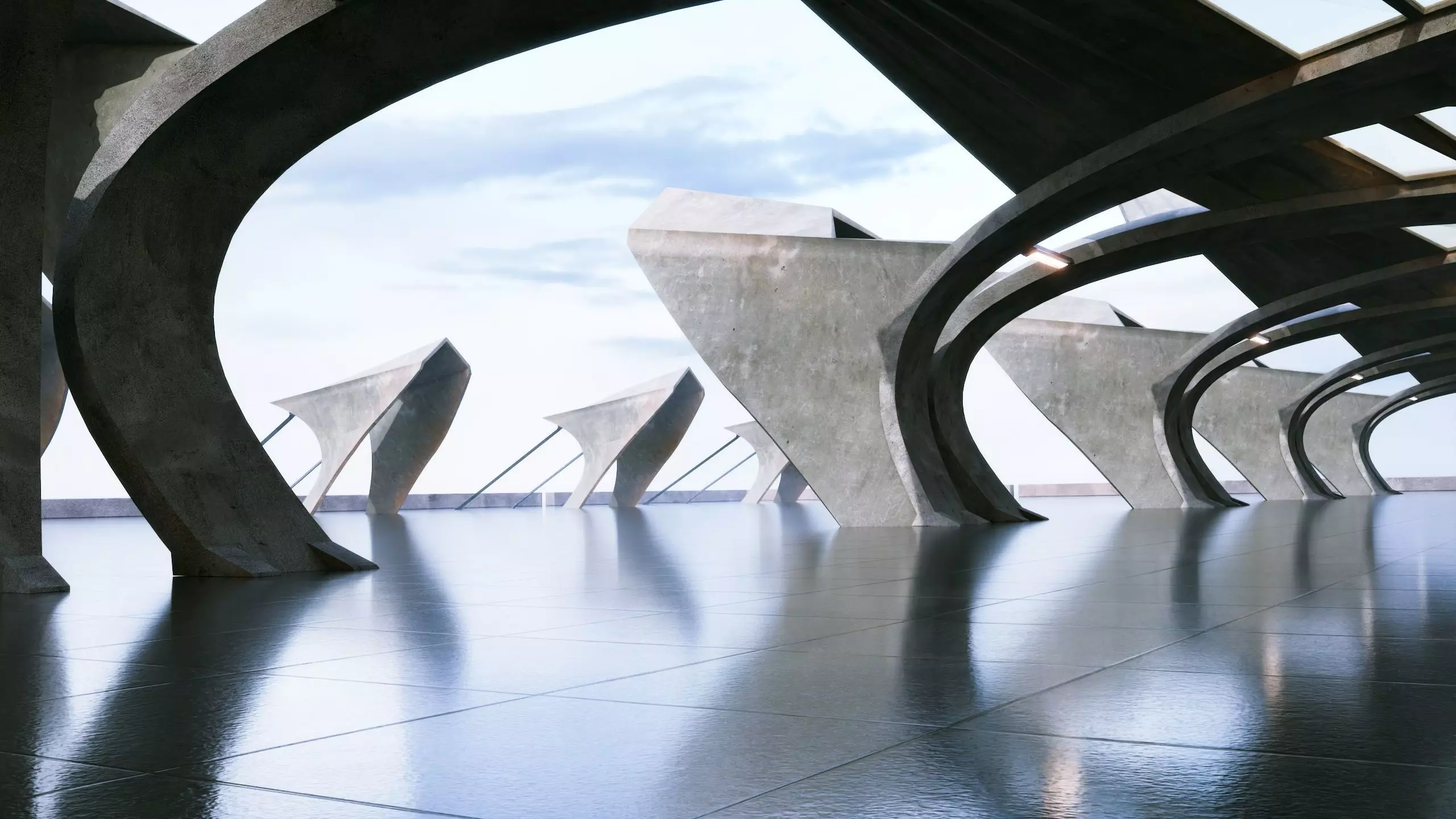 Modern Architectural Background Pack VI - 5 in 1 Collection _13