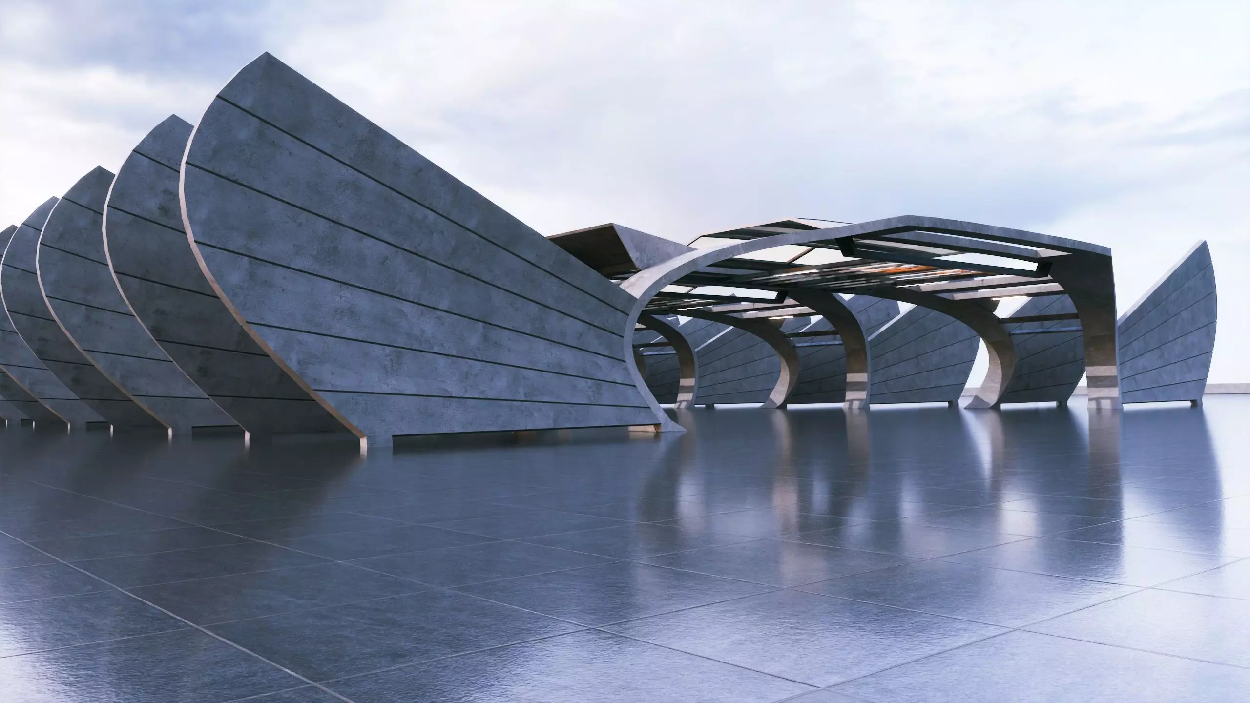 Modern Architectural Background Pack VI - 5 in 1 Collection _25