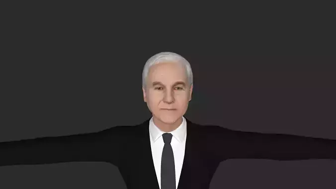 Ron Paul Hyper Realistic Full Body Fully Rigged 