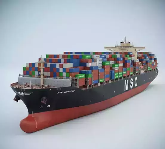 MSC Aadriana Container Ship 3D model