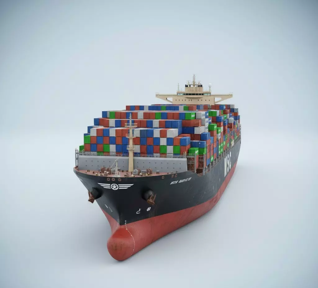 MSC Aadriana Container Ship 3D model_5