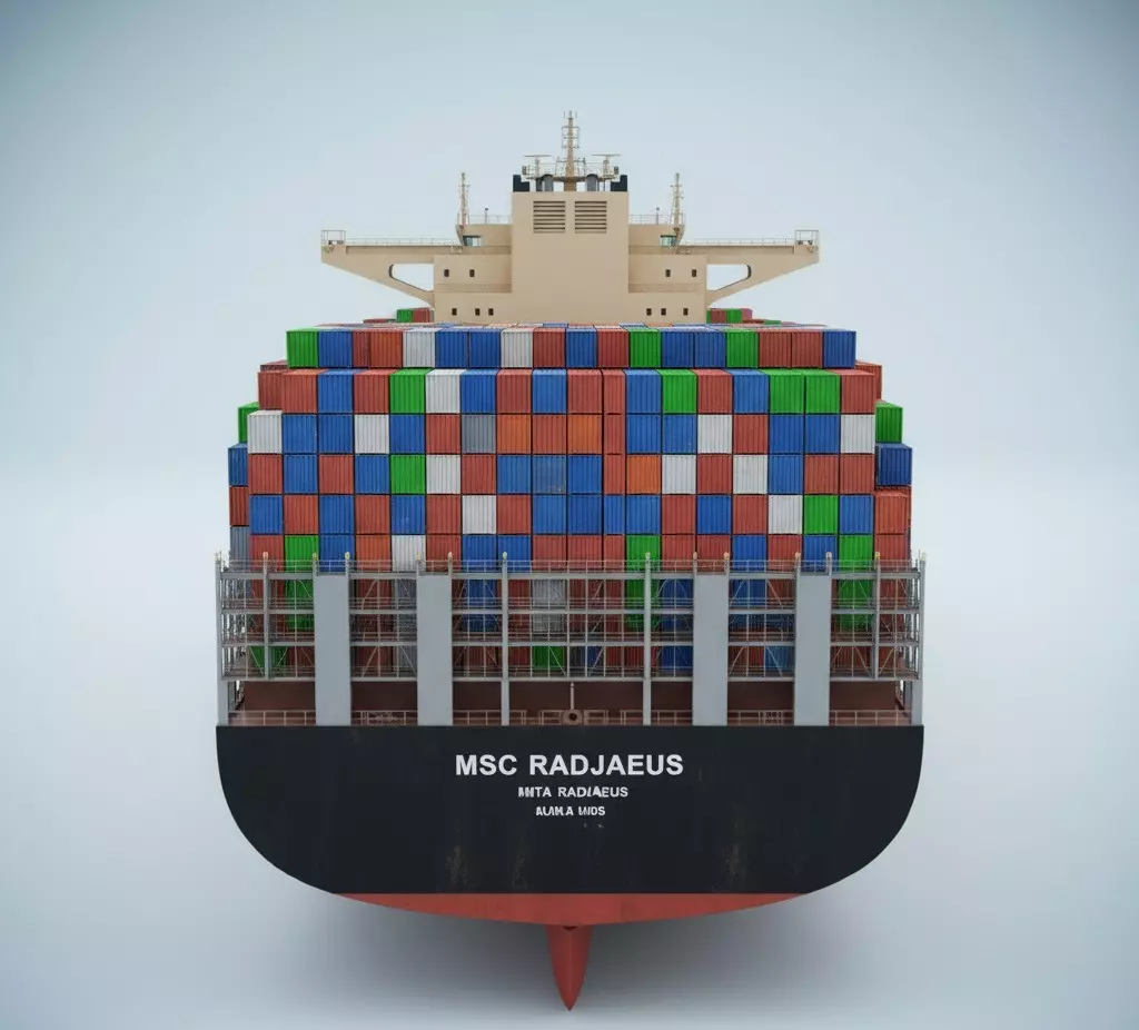 MSC Aadriana Container Ship 3D model_3