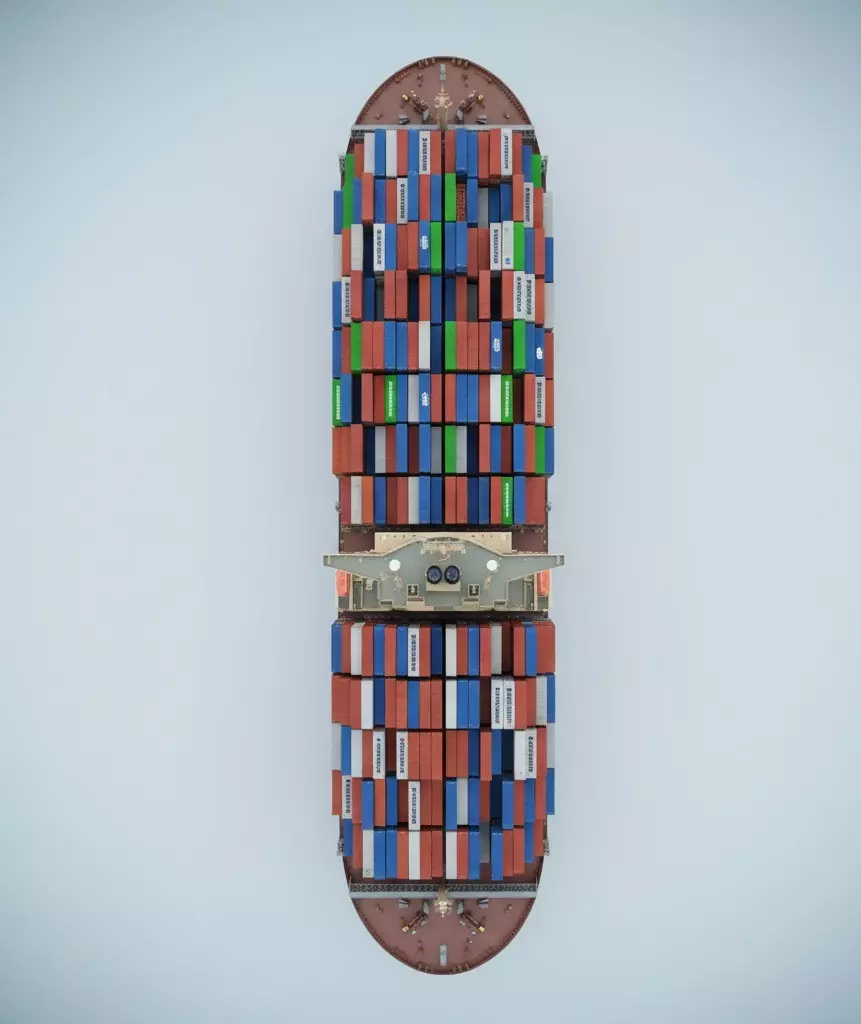 MSC Aadriana Container Ship 3D model_1