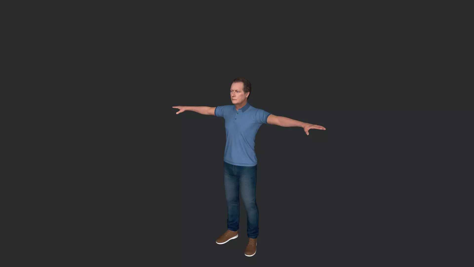 Robert Patrick Hyper Realistic Full Body Fully Rigged 3D model_23