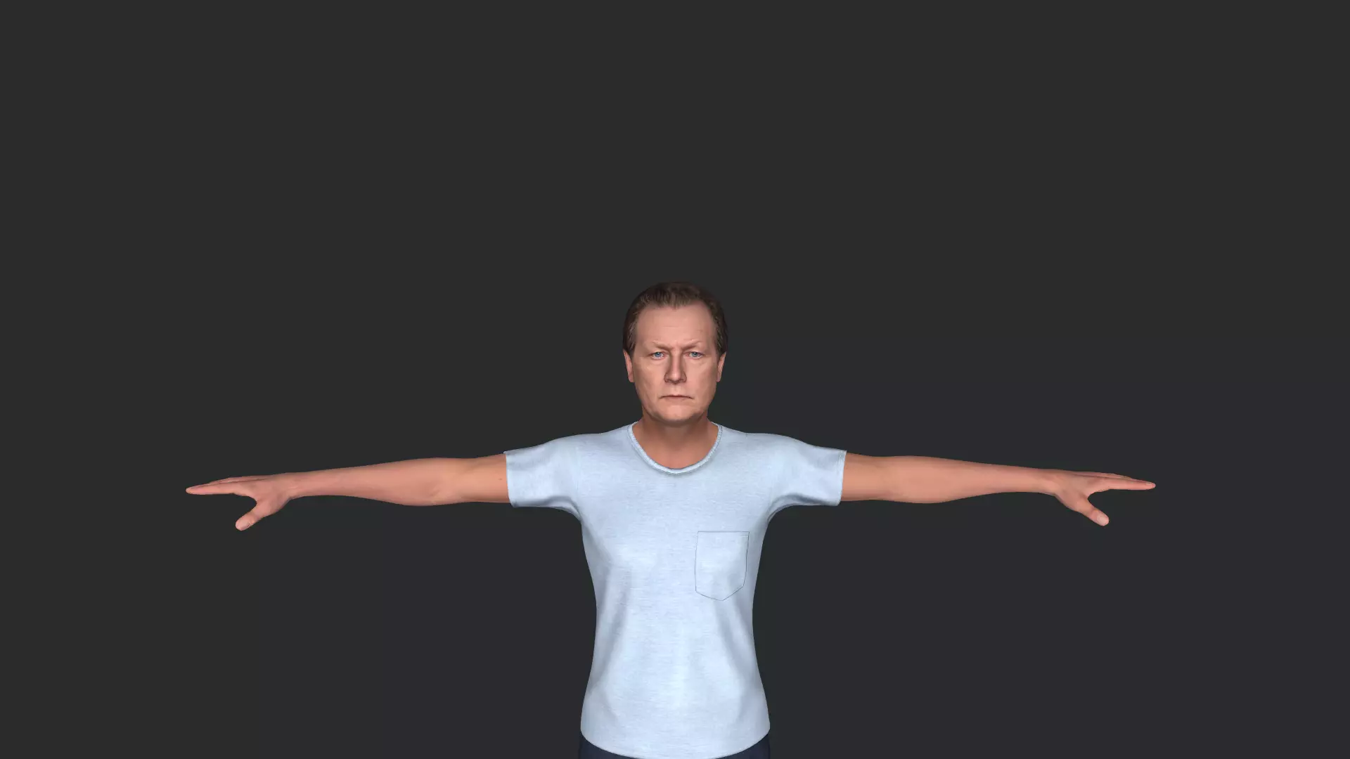 Robert Patrick Hyper Realistic Full Body Fully Rigged 3D model_11