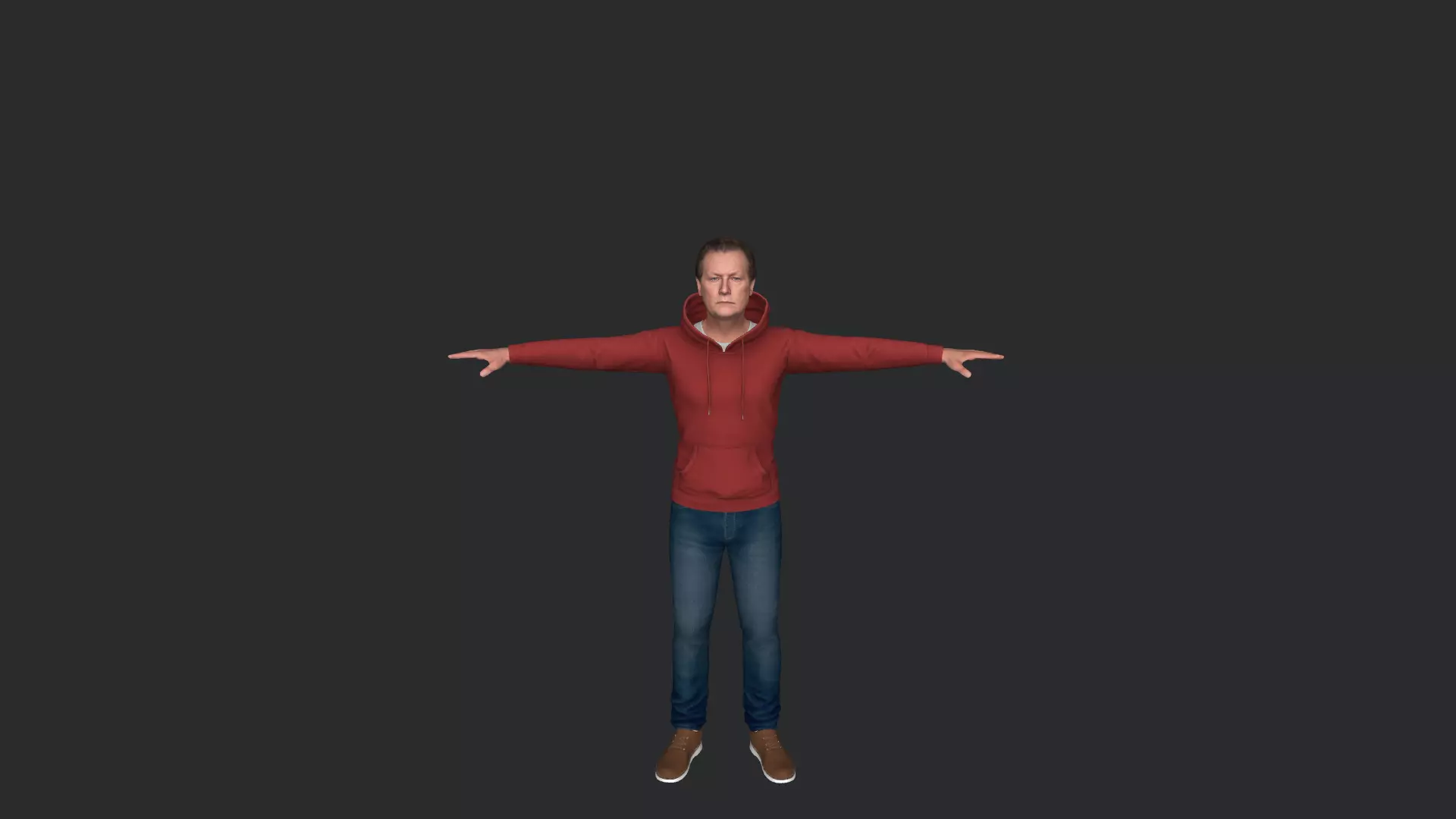 Robert Patrick Hyper Realistic Full Body Fully Rigged 3D model_17