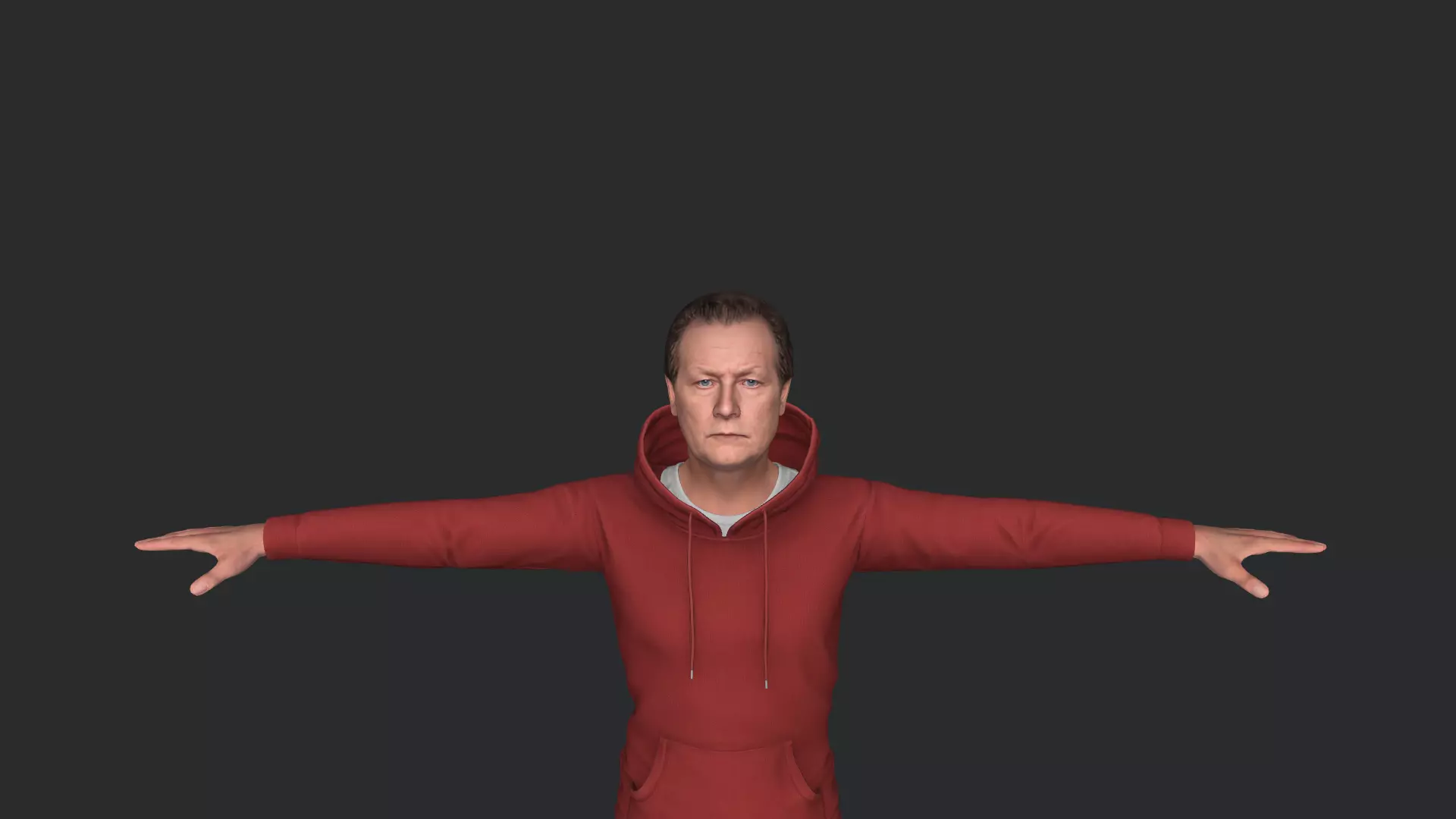 Robert Patrick Hyper Realistic Full Body Fully Rigged 3D model_16