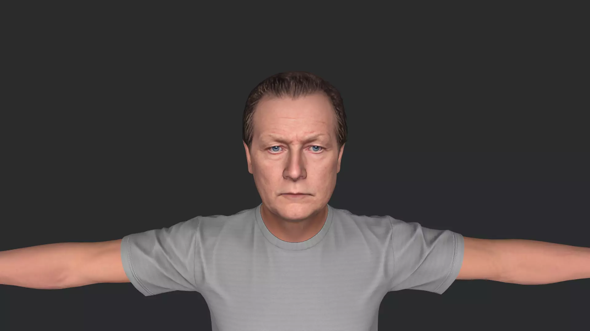 Robert Patrick Hyper Realistic Full Body Fully Rigged 3D model_25