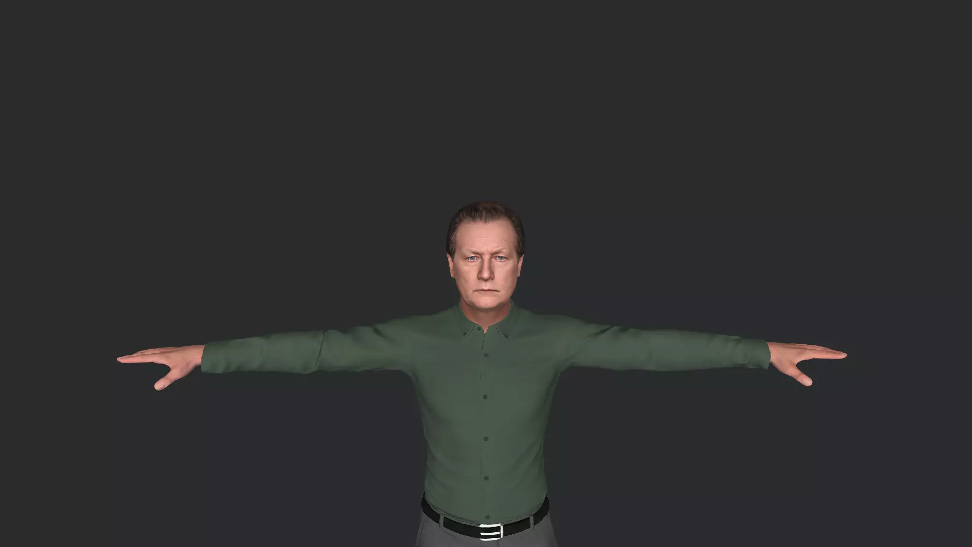 Robert Patrick Hyper Realistic Full Body Fully Rigged 3D model_6
