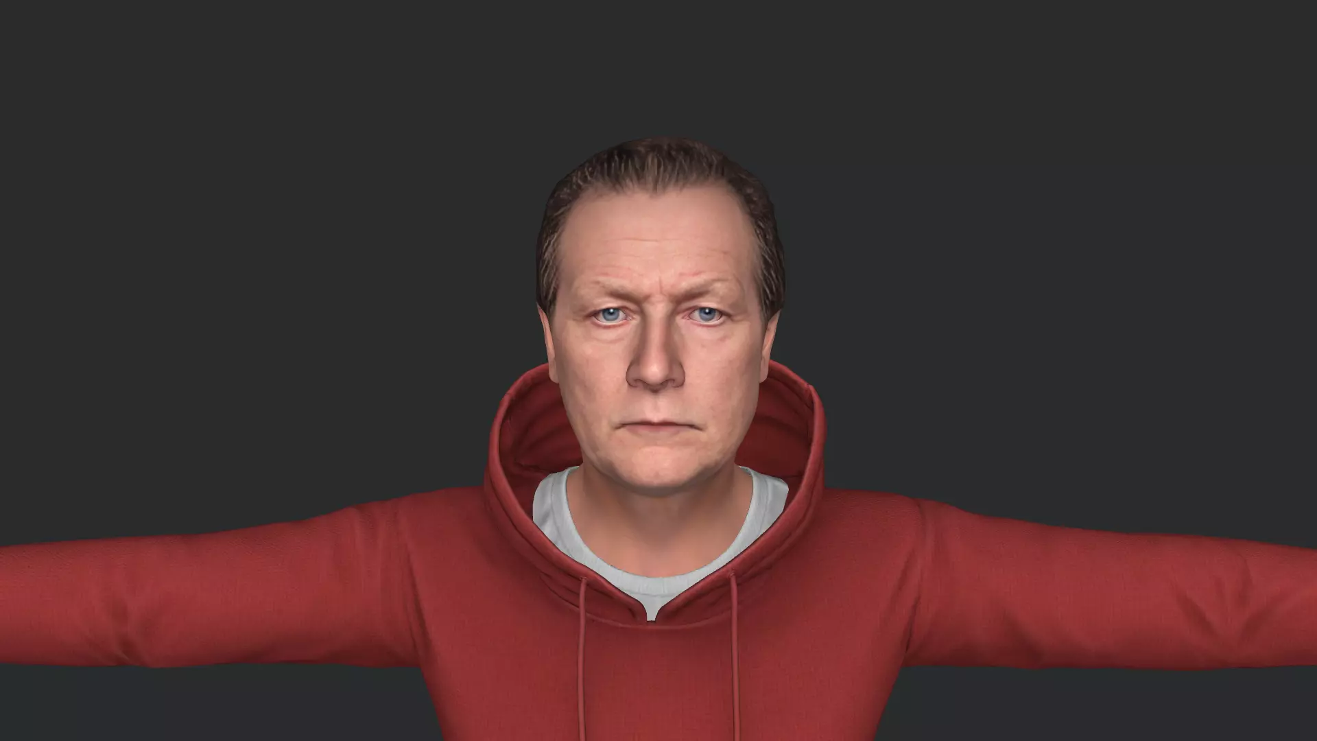 Robert Patrick Hyper Realistic Full Body Fully Rigged 3D model_15