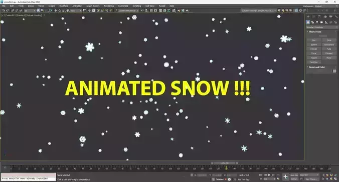 Snow animated