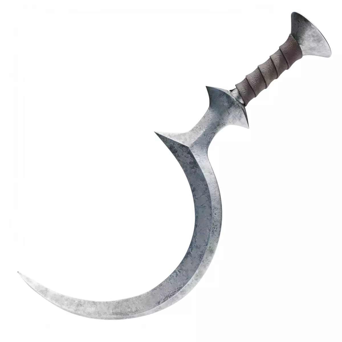 Sickle Warrior Low-poly 3D model_1