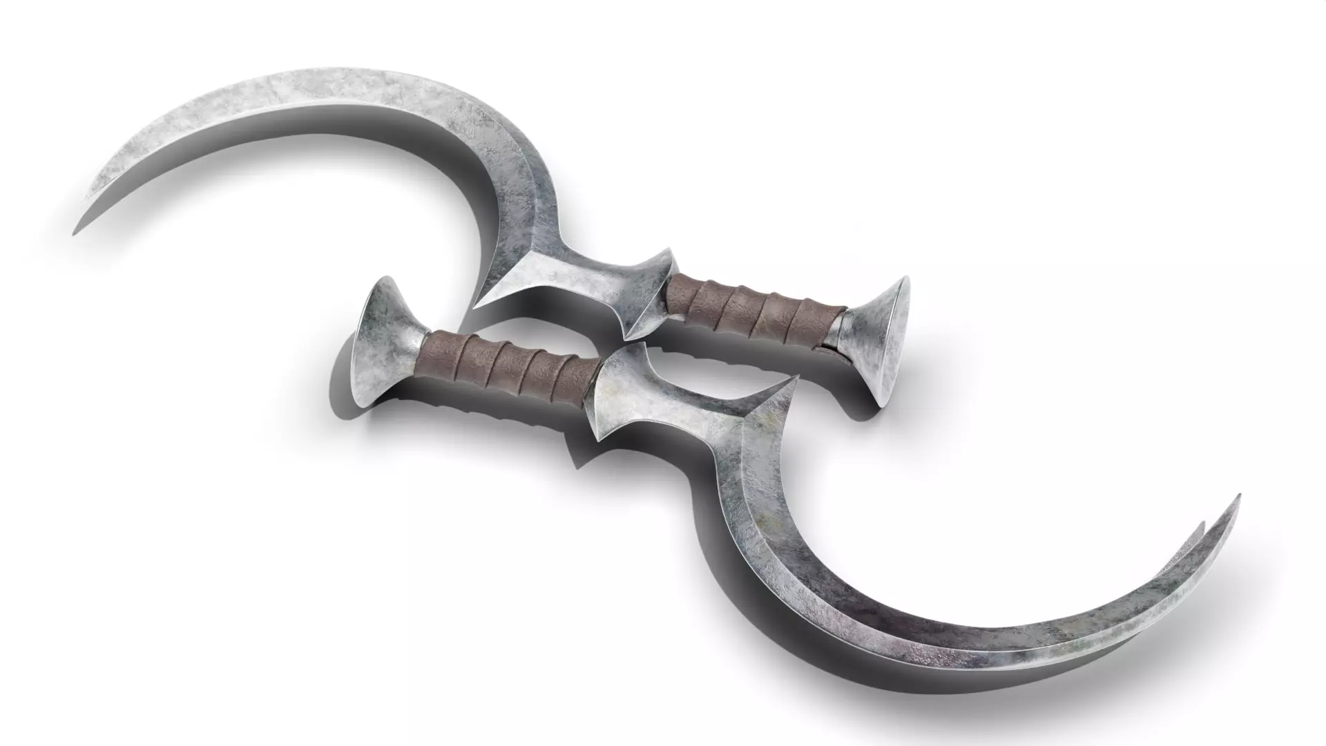 Sickle Warrior Low-poly 3D model_8