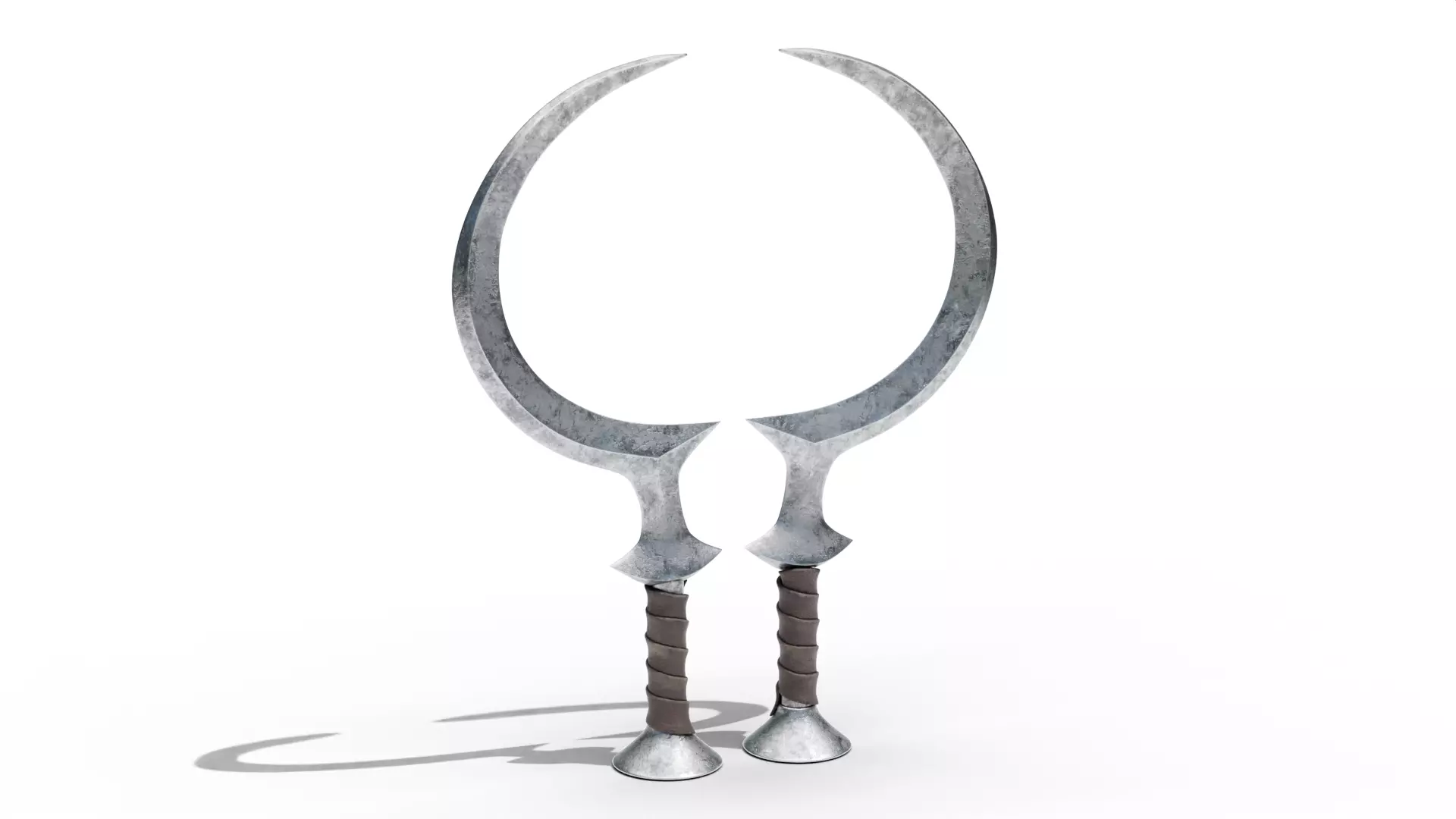 Sickle Warrior Low-poly 3D model_2