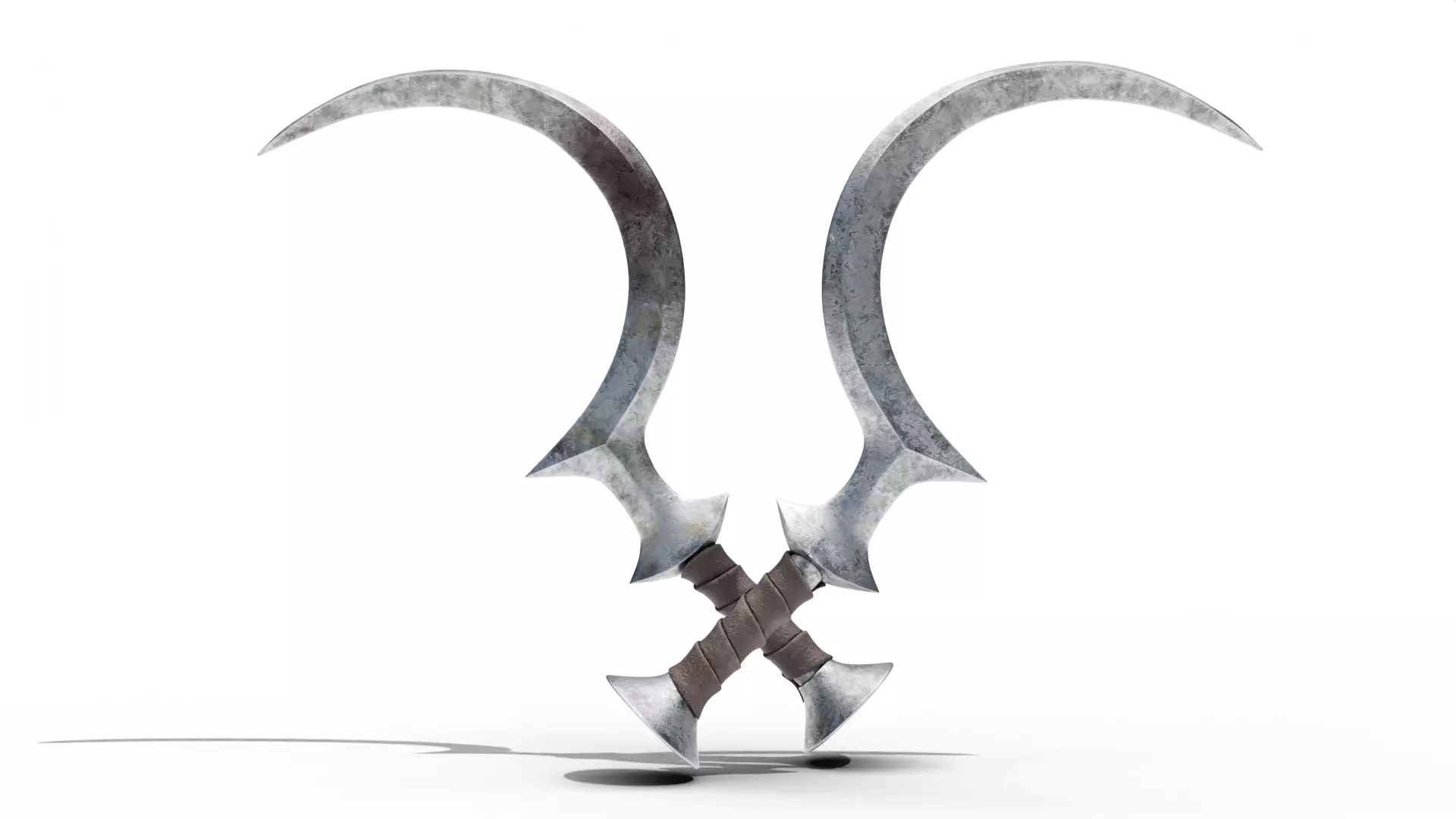 Sickle Warrior Low-poly 3D model_6