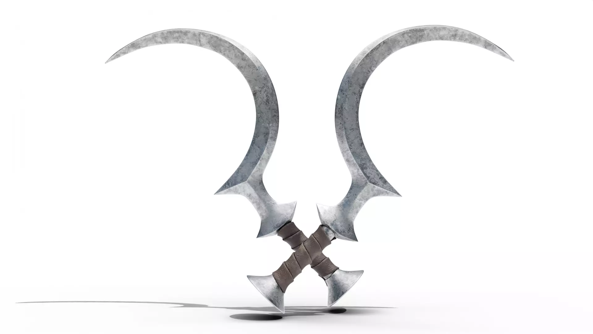 Sickle Warrior Low-poly 3D model_5