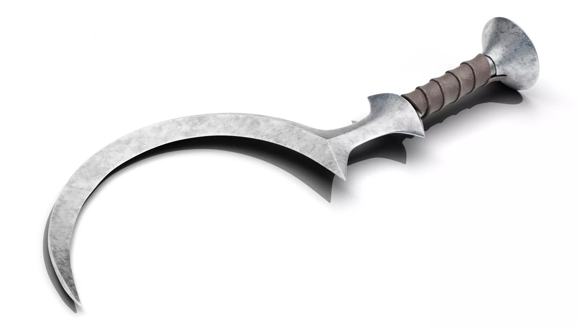 Sickle Warrior Low-poly 3D model_0