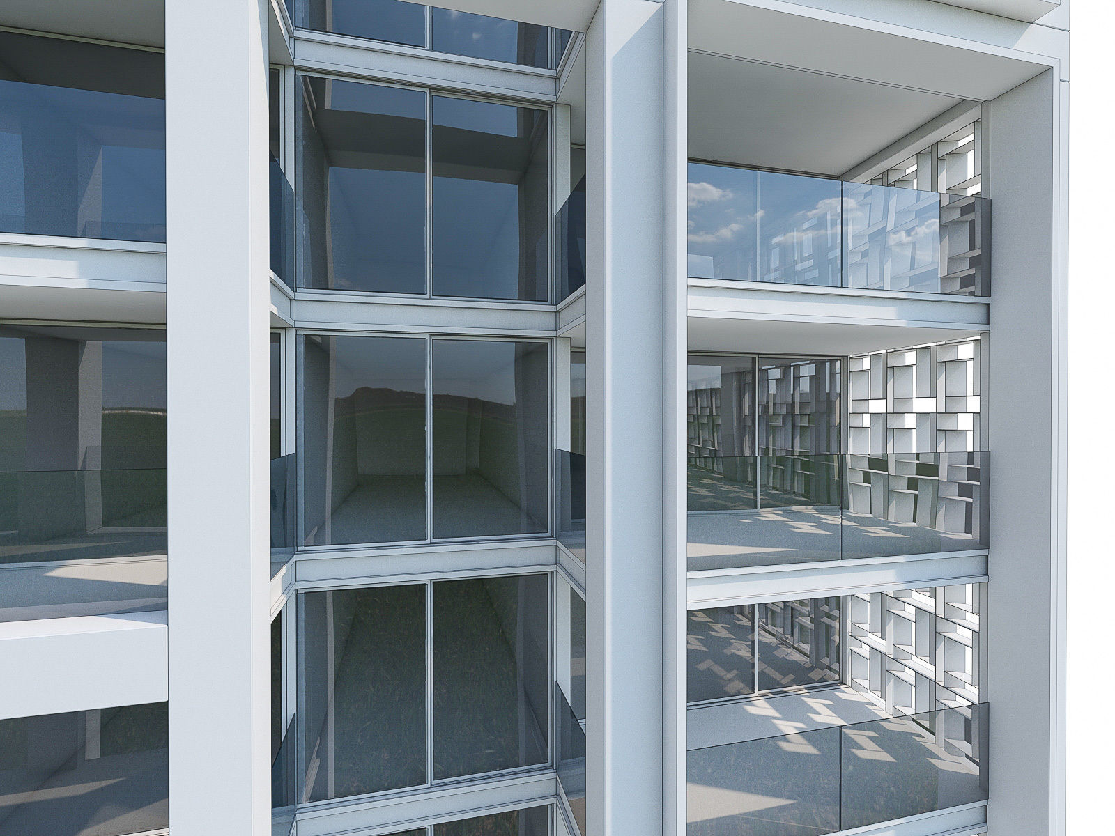 High-rise Buildings Collection 02 Low-poly 3D model_28